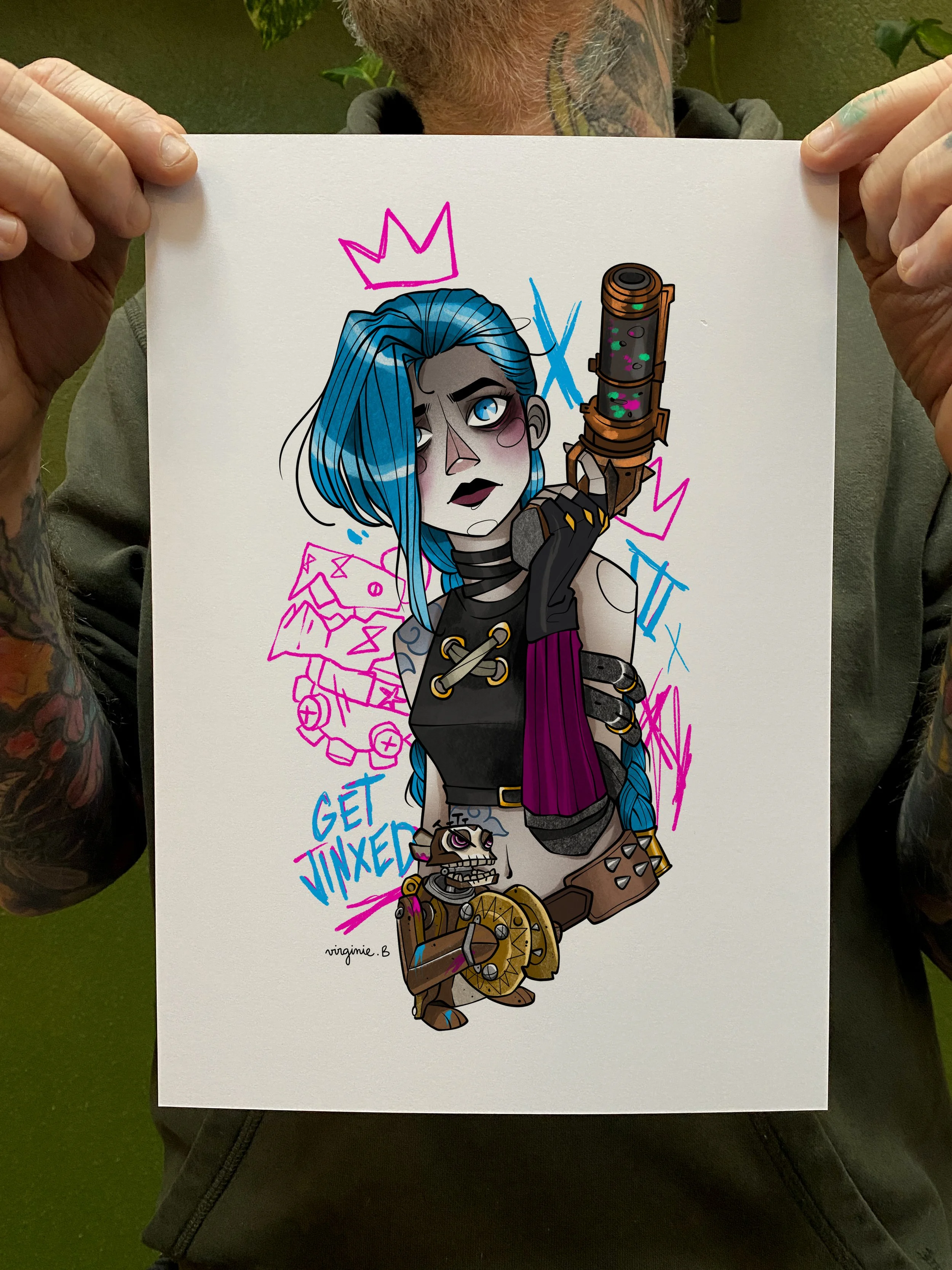 Print A4 {ARCANE} JINX GUN