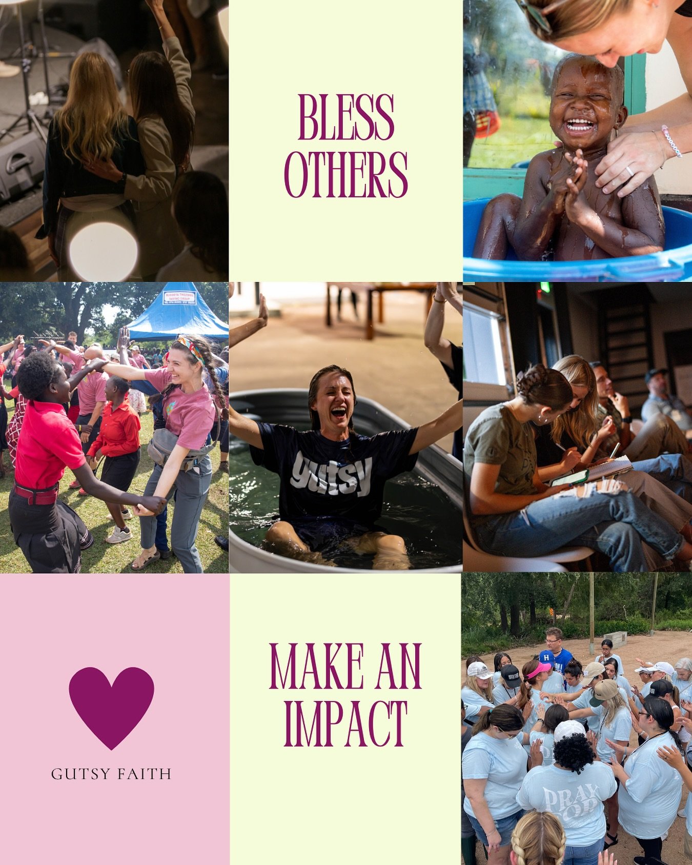 We are overjoyed by the many ways God has worked through Gutsy Faith this past year!
&nbsp;
From live Gatherings and podcast episodes to Bible studies, mission outreaches, and free community resources, we are on a mission to lead people in Houston &a