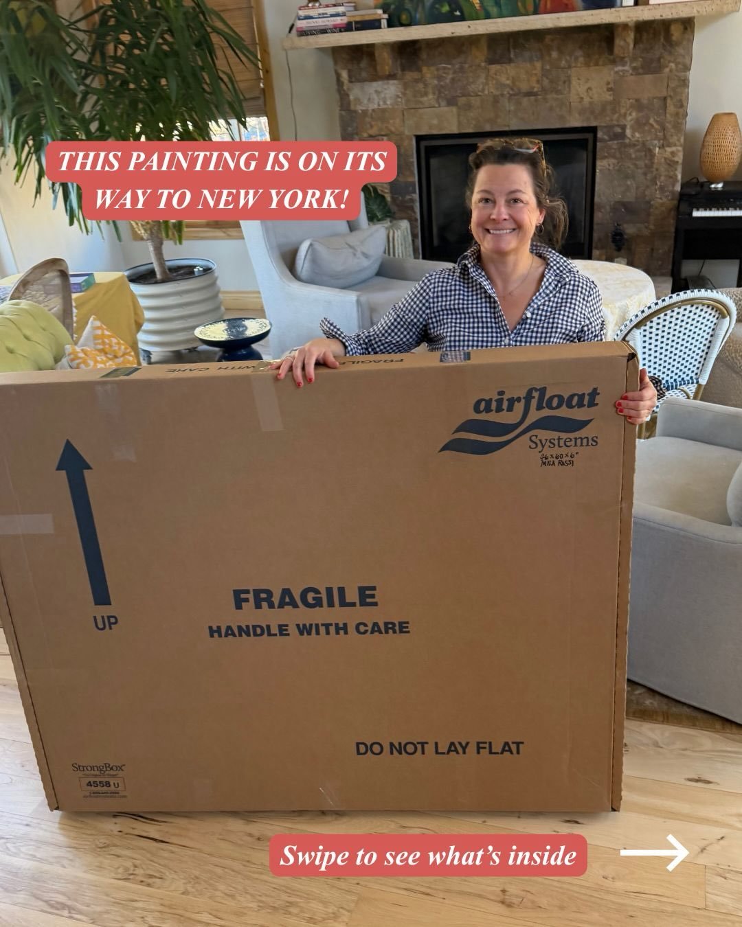 .
This painting is leaving the studio, on its way to New York&mdash;
to the Roger Tory Peterson Institute for Art That Matters to the Planet: Beyond Beauty, an exhibition bringing together artists reflecting on our relationship with the natural world