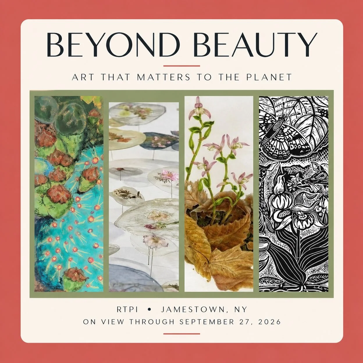 Don&rsquo;t miss the last days of this exhibition at the Roger Tory Peterson Institute on view through Sunday, September 27, in Jamestown, NY. 💫