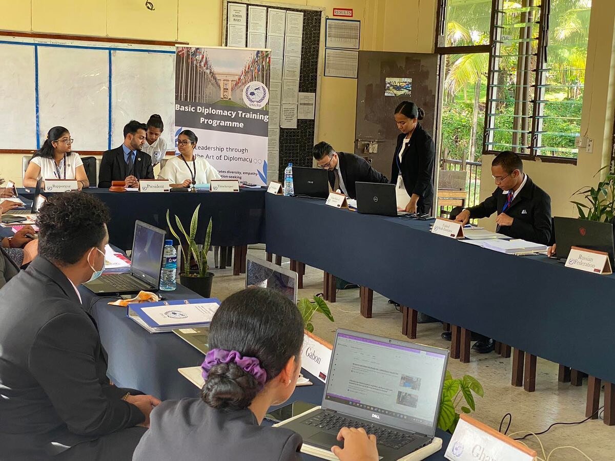 BASIC DIPLOMACY TRAINING PROGRAMME (BDTP) 2022, MODEL UNITED NATIONS (MUN) CONFERENCE DAY 2, 23 JULY 2022: UN SECURITY COUNCIL, RUSSIAN &mdash; UKRAINIAN CONFLICT. 

Day 2 of UNA Fiji&rsquo;s Basic Diplomacy Training Programme 2022 MUN Conference con