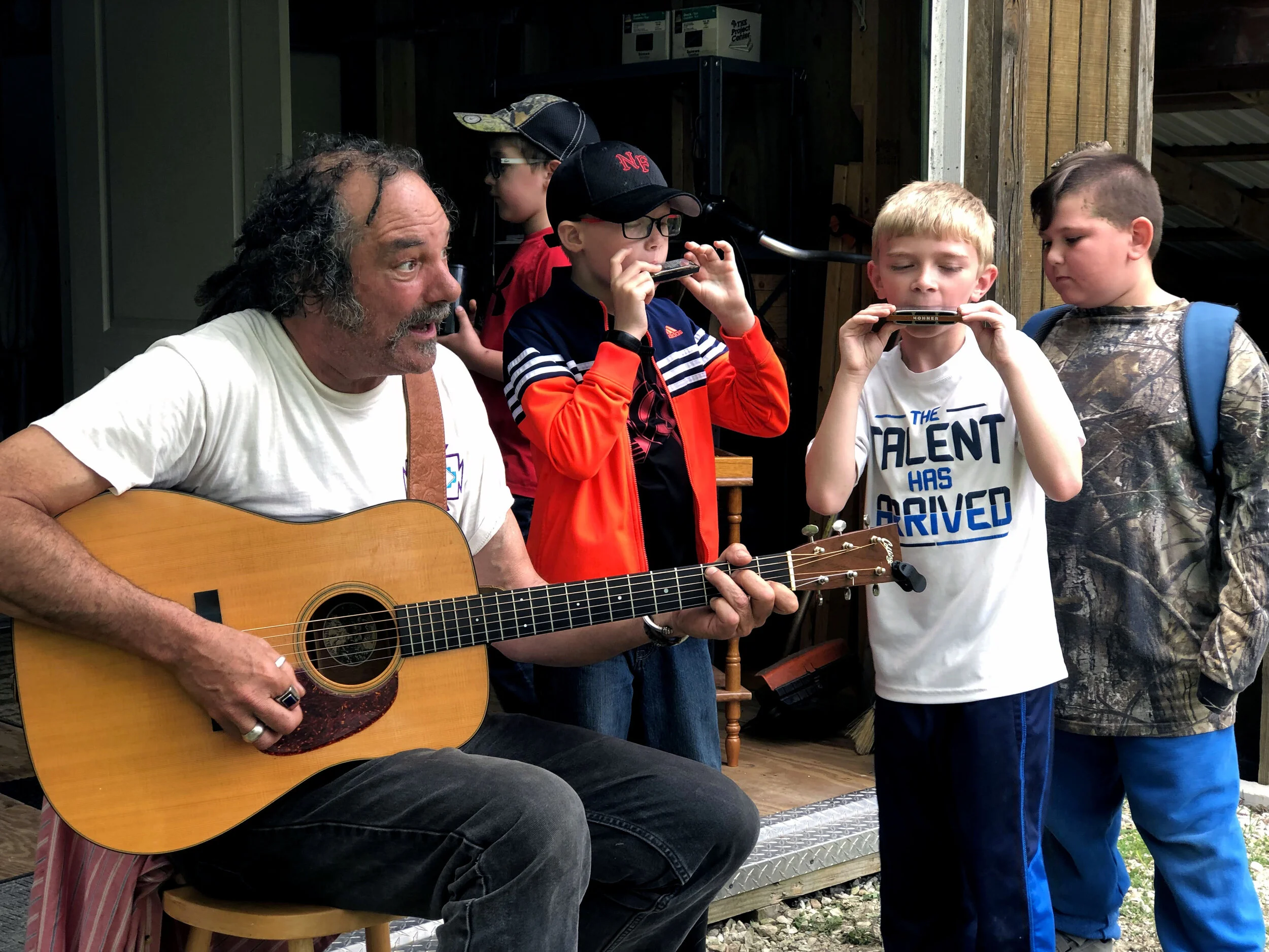 Performer and composer Chico Welch of Smithfield entertains throughout the region.