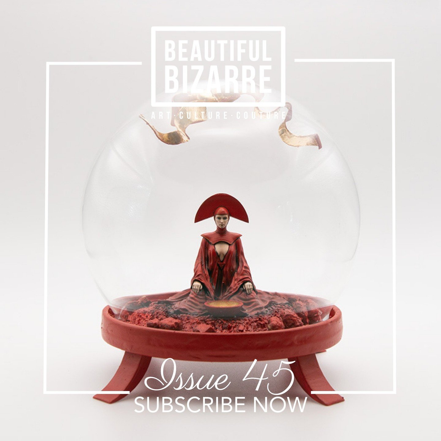 I have a little feature in the 45th Issue of @beautifulbizarremagazine , in print and online.

You can get a copy at: https://store.beautifulbizarre.net/product/issue-45-pre-order/

INSIDE ISSUE 45:
&bull; Interviews: @arantzasestayoworks [cover arti