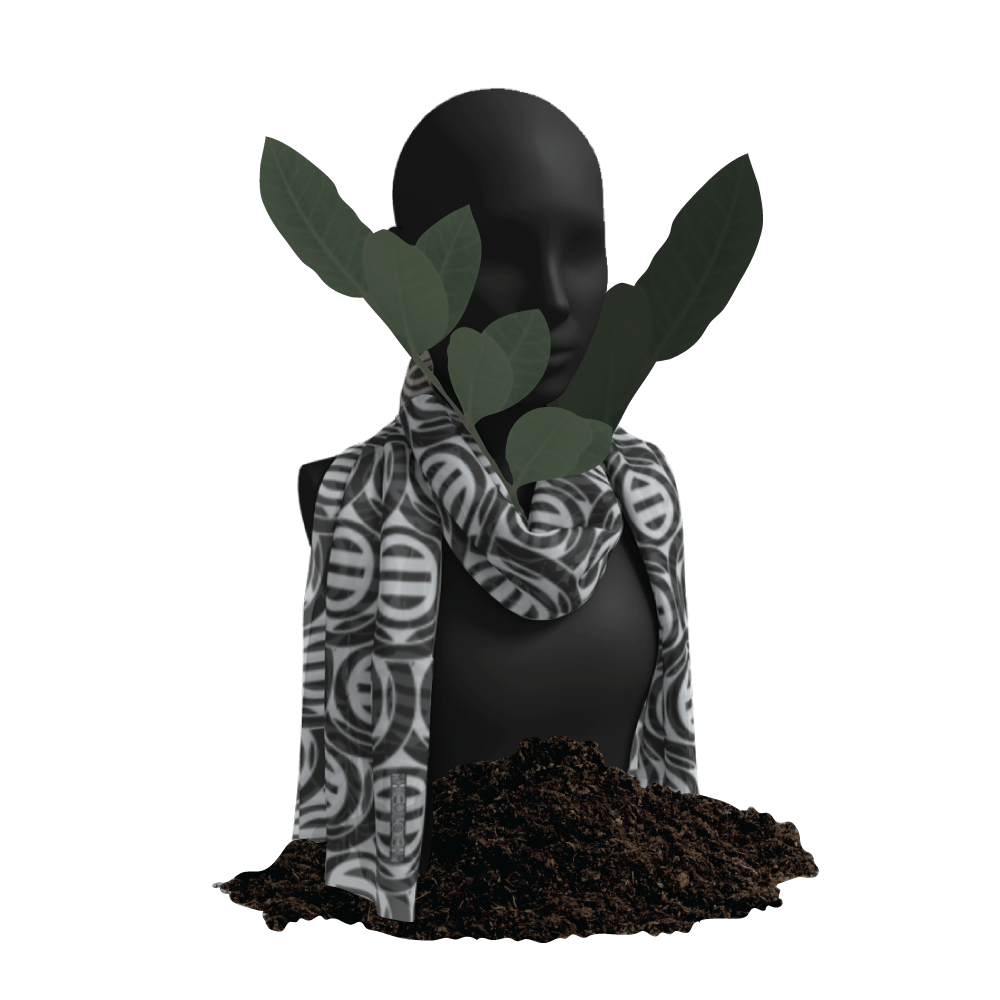 iHCULOCHi Sun long Scarf (dark grey)