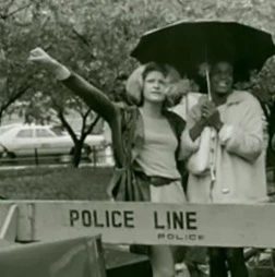 Sylvia Rivera (left) and Marsha P. Johnson (right), 1973.