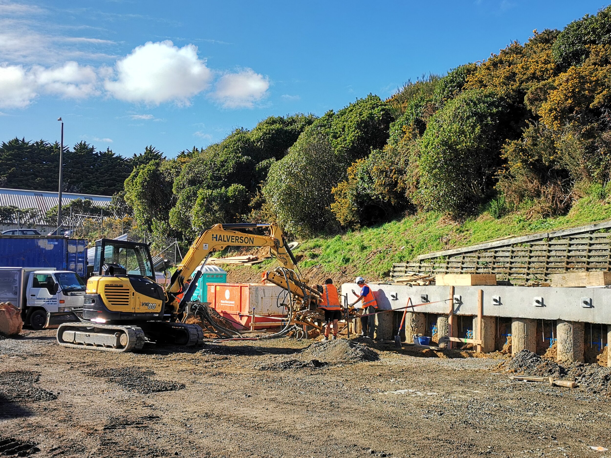 piling anchoring shotcrete