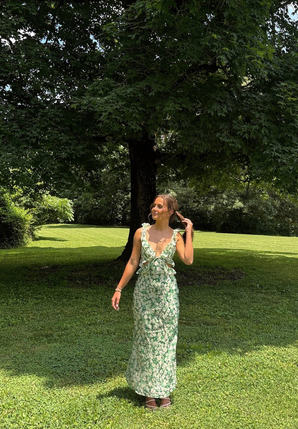 do revenge green dress Sweet Revenge Smocked Plaid Snake Dress