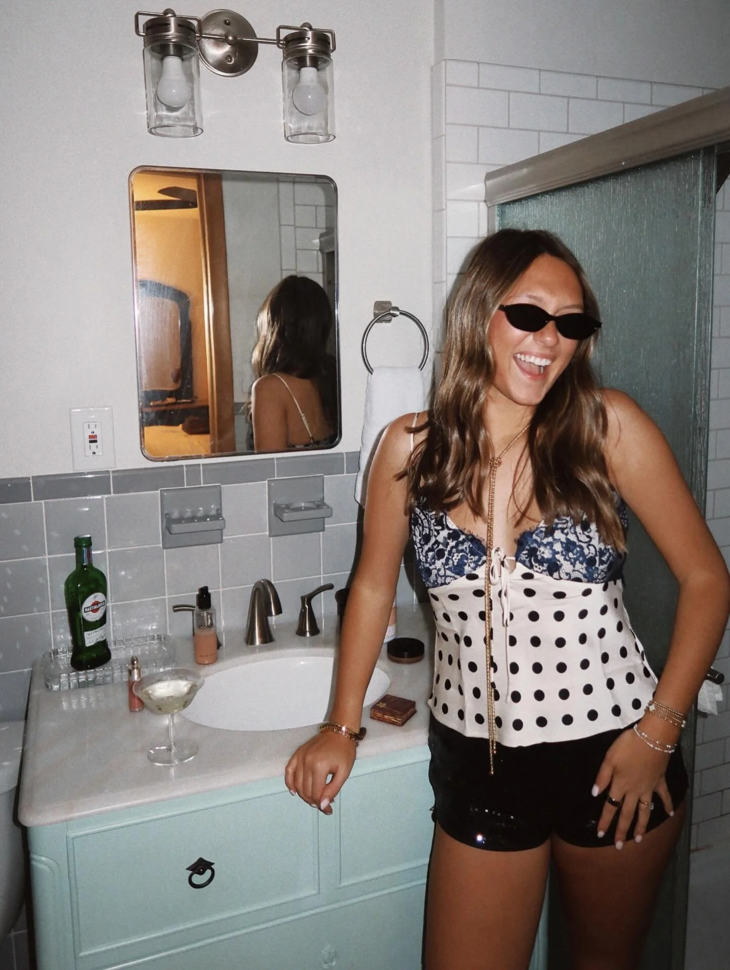 best dressed at the function in our &ldquo;eloise tank&rdquo;! 🖤 just dropped &amp; you guys are LOVING her!