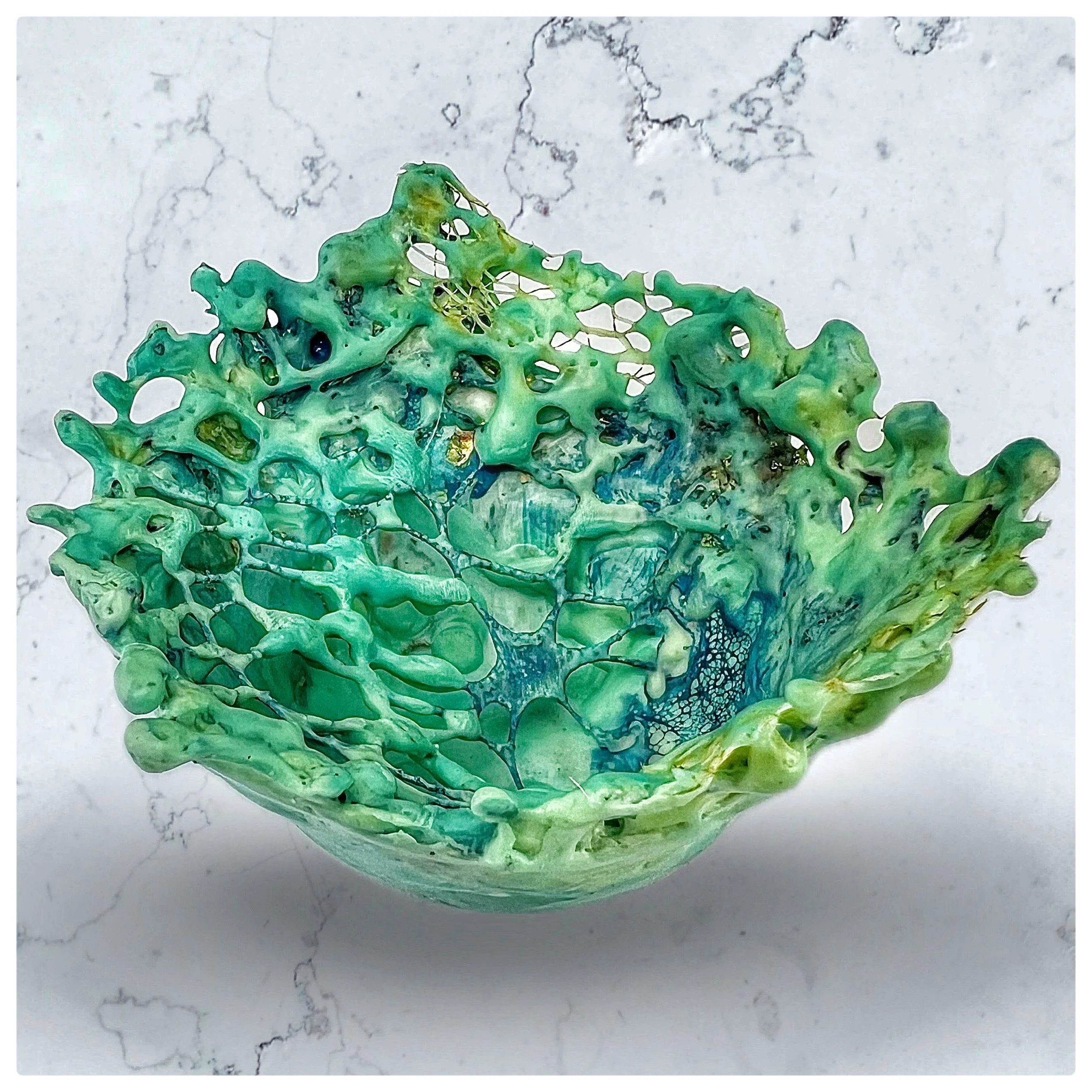Deanne Palmer_Bubbling Brook_ 7 x 9 x 7cm_encaustic sculpture .JPG