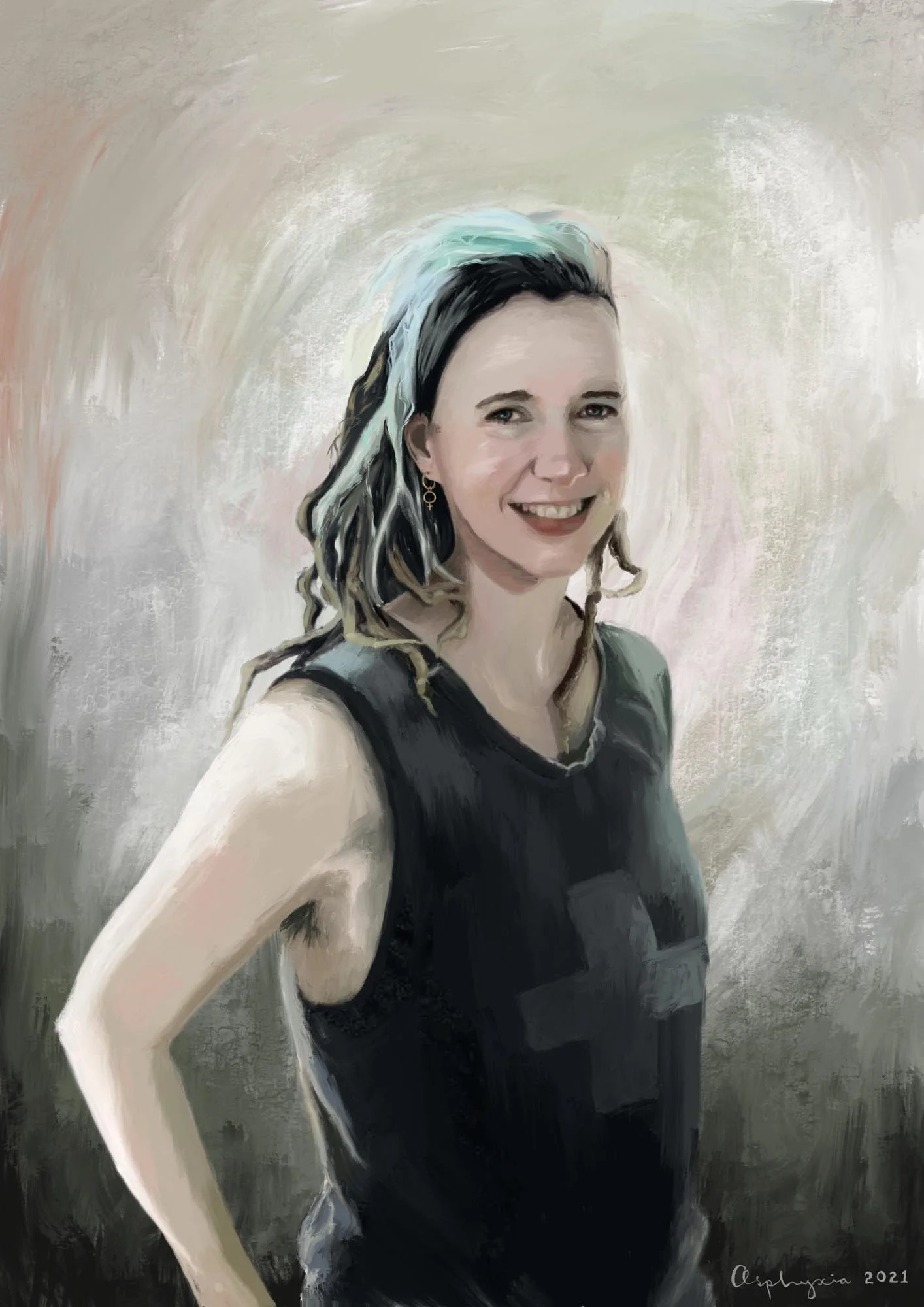 Asphyxia is a Deaf artist, writer, musician and public speaker. 