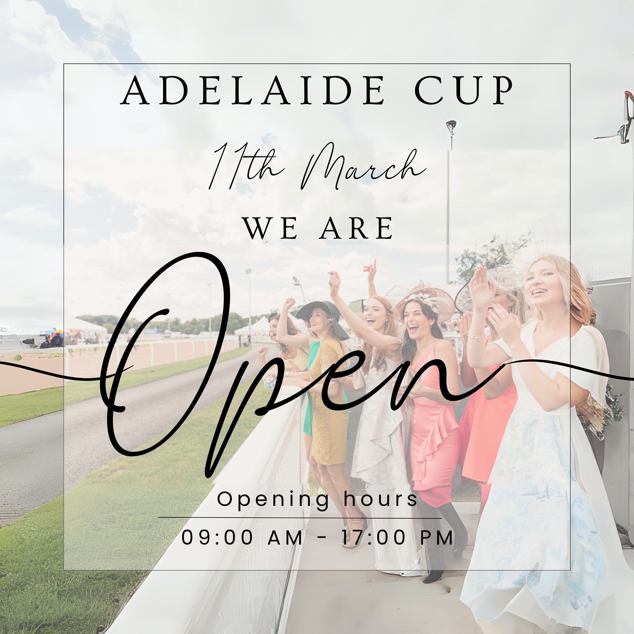 City Cross will be open on Adelaide Cup Day, Monday 11th March from 9am - 5pm. 
Individual retailers may vary.