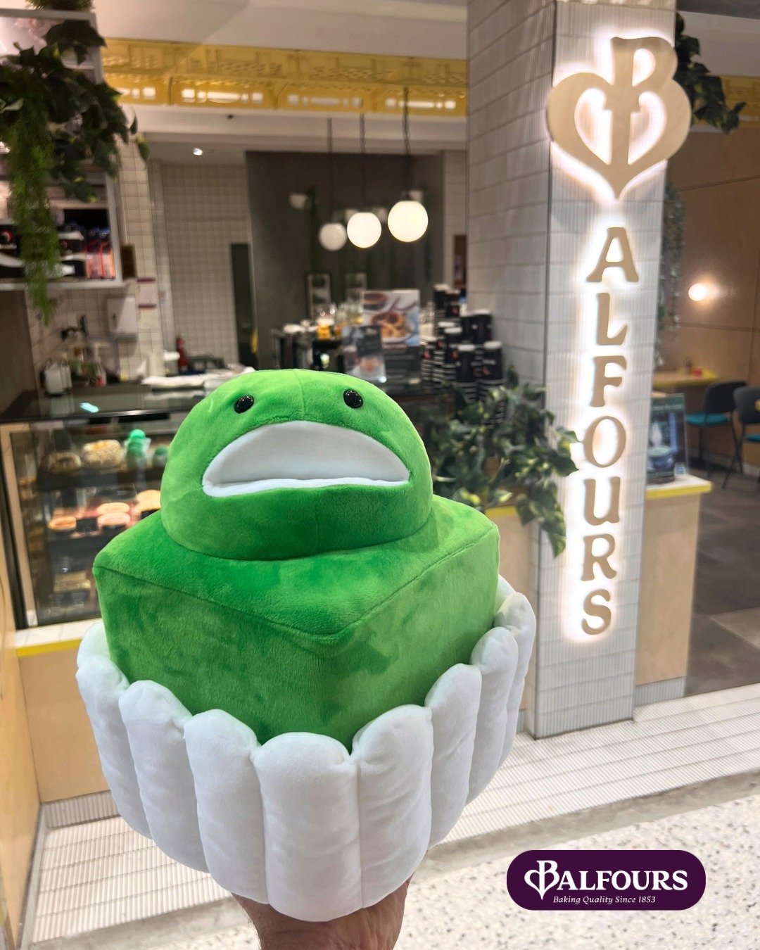 🐸🍰 YOUR VOICES HAVE BEEN HEARD! The wait is finally over. Tomorrow is Frog Cake Friday!
When you spend $20 or more at any Balfours Cafe, you can take home your very own adorable FREE frog plushie! 
Make sure to arrive early as frog plushies are lim