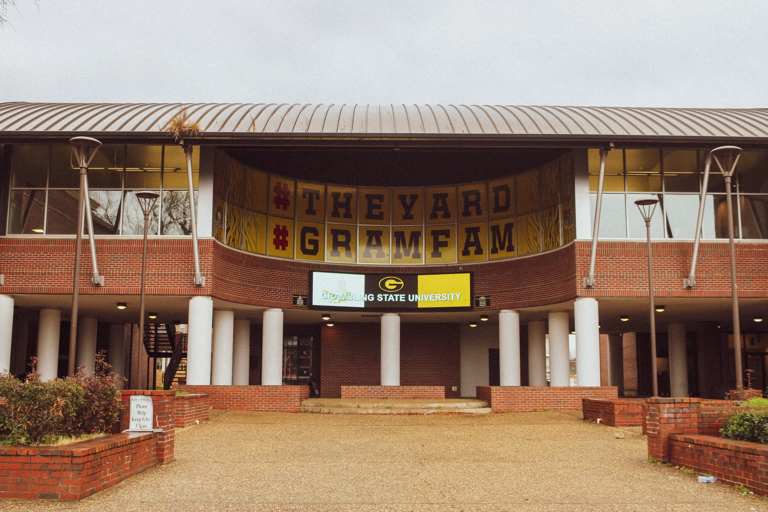 Favrot Student Union at Grambling State University, Grambling, Louisiana.