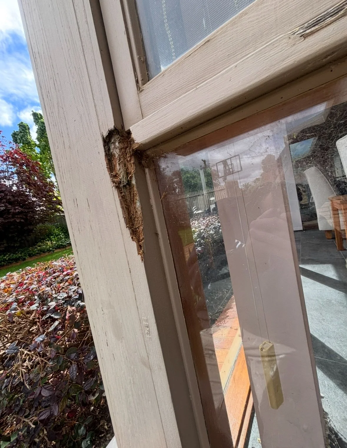 Check out this repair on a severely rotted timber window 🛠️ Looking solid again thanks to @norglasspaints epoxy filler &mdash; another quality repair that&rsquo;ll stand the test of time ✅