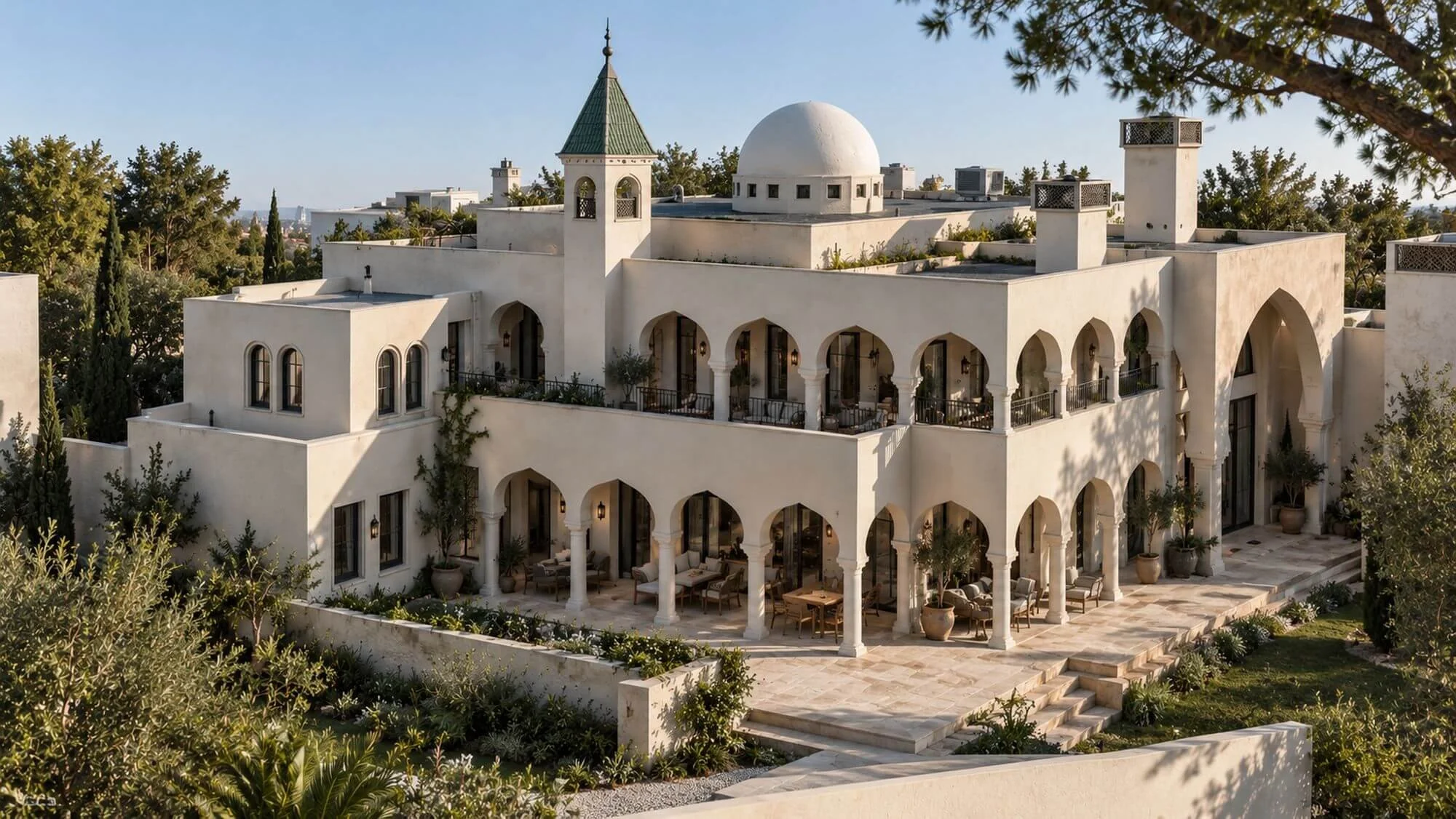 Moorish Style Beachfront Estate