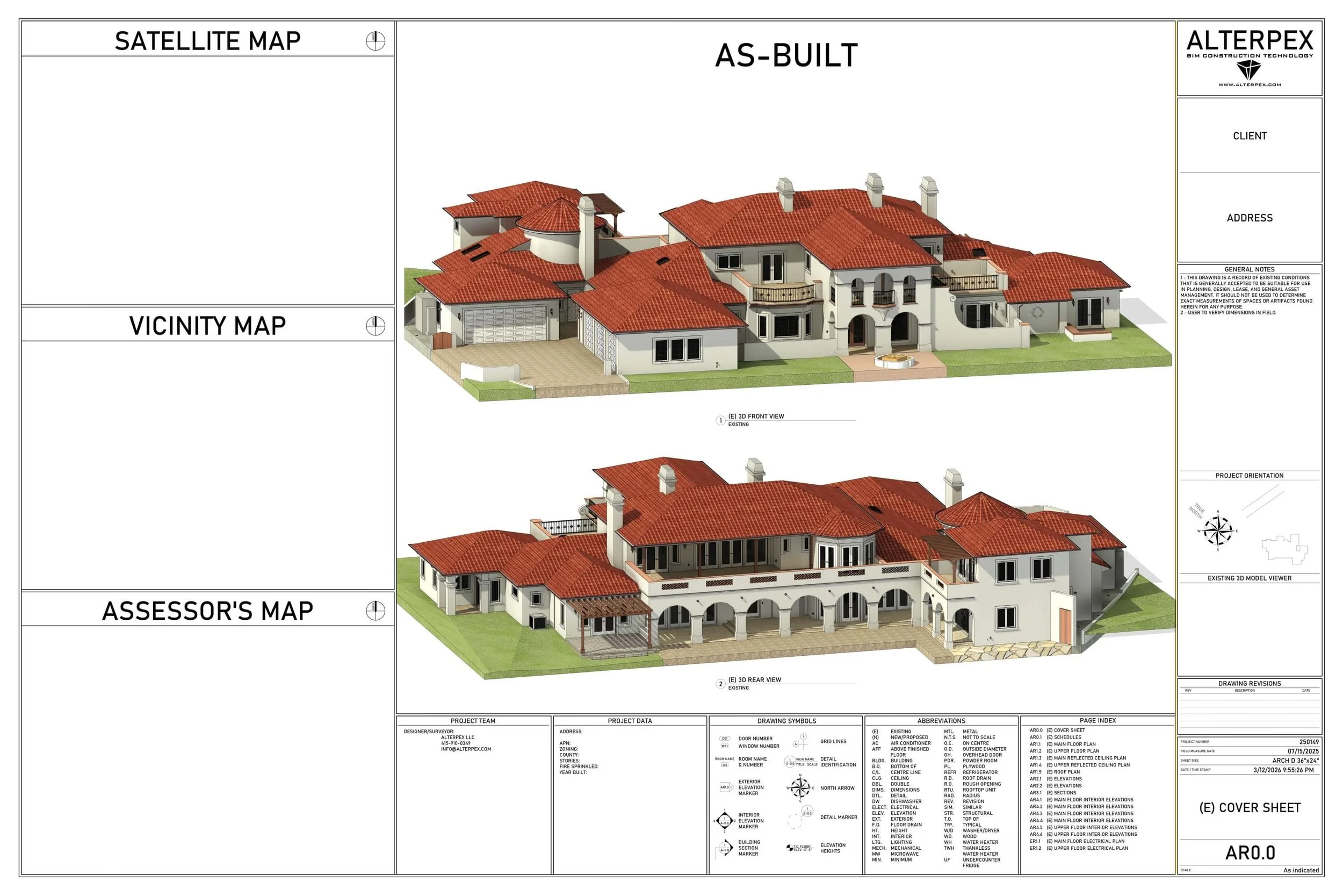 As Built Drawings Project 1