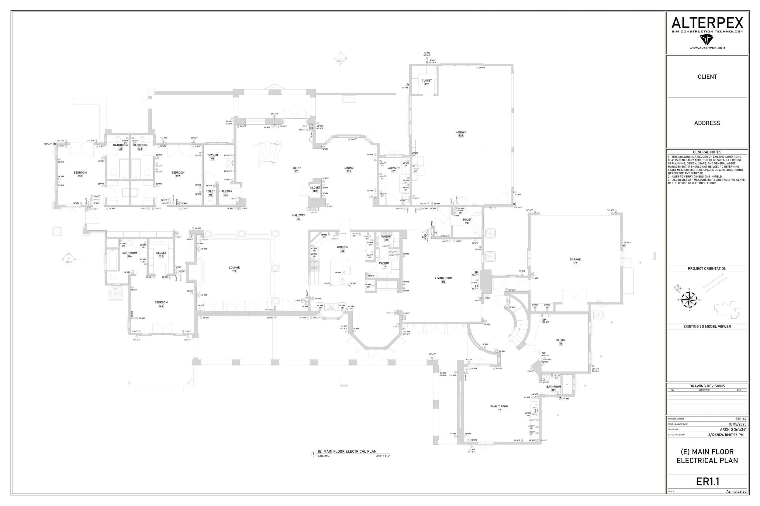 As Built Drawings Project 15