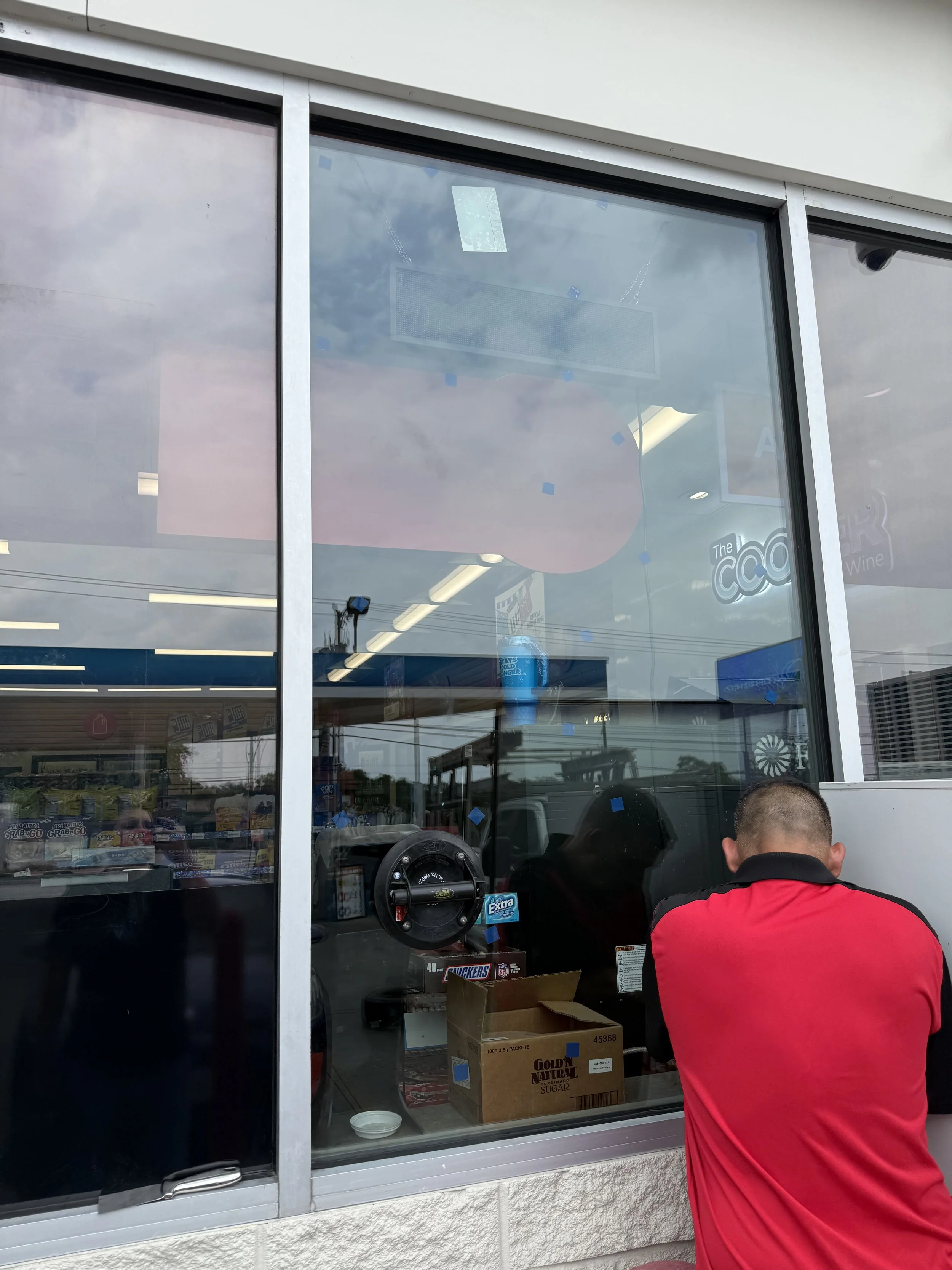 Circle K tempered insulated low-e glass replacement completed in San Antonio, Texas