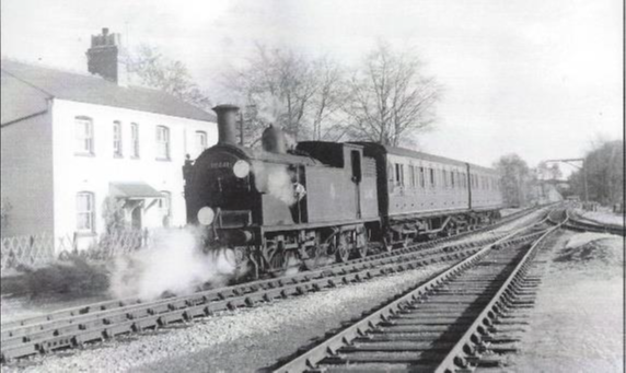  Push pull train Itchen Abbas (1957) 