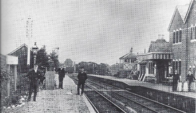  1891 Itchen Abbas Station in action 