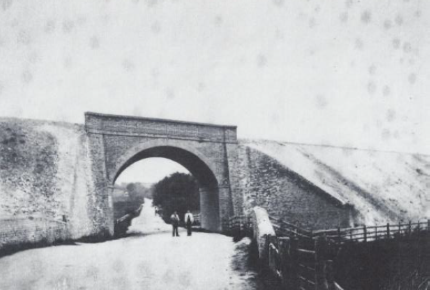  Sewards bridge after construction in 1865 