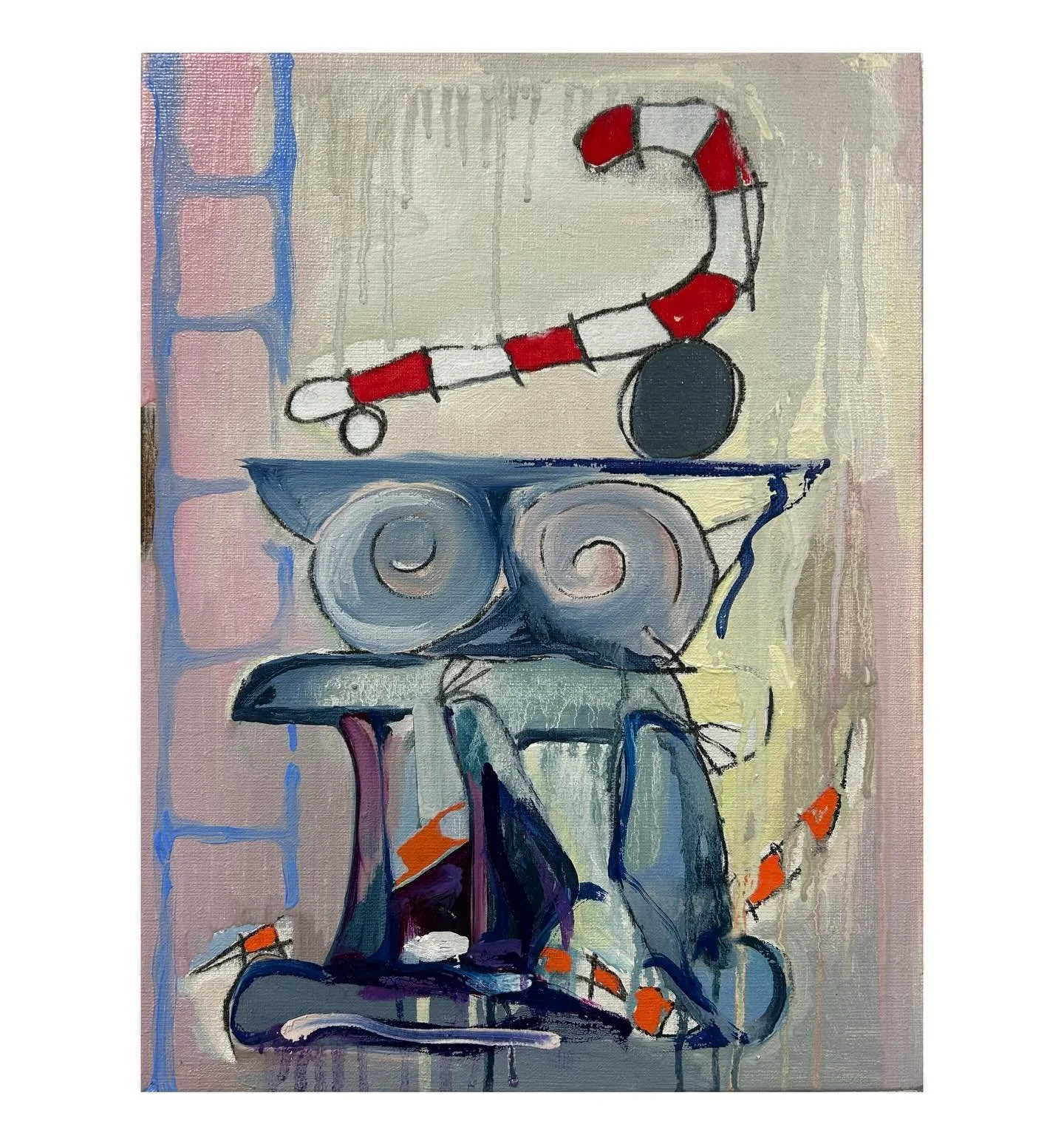 Rats&rsquo; Plinth, [Oil on linen] [May - June &lsquo;24]

#contemporarypainting #oilpainting #rats #candy #ladder #plinth #figurativepainting #abstract