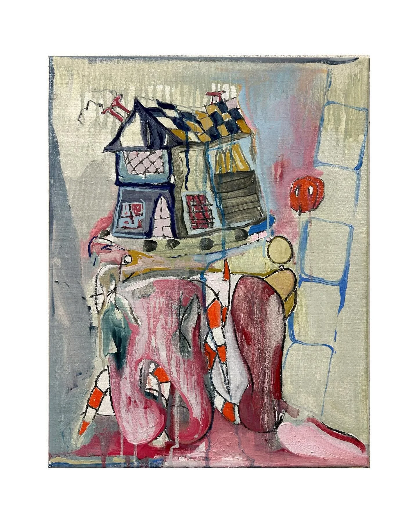 The Rats&rsquo; Plinth [Oil, charcoal and marble dust on linen], [May &lsquo;24]

#contemporarypainting #oilpainting #rats #tails #plinths #tudor #house #abstraction #artistsoninstagram