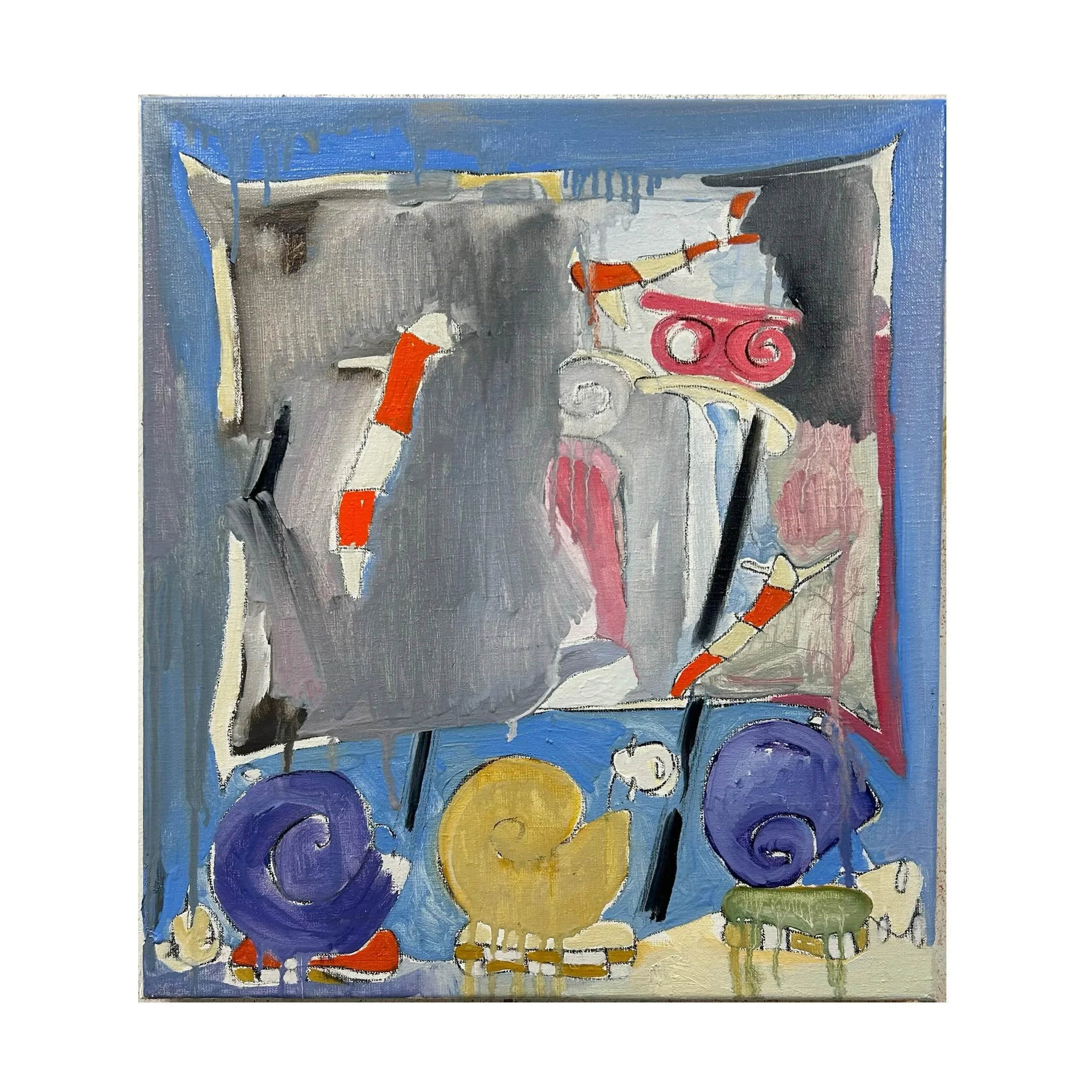 The Loco-Motion, No. 2, [Oil on linen] [May &lsquo;24]

#contemporarypainting #oiloncanvas #figuration #abstract #kunst #artistsoninstagram