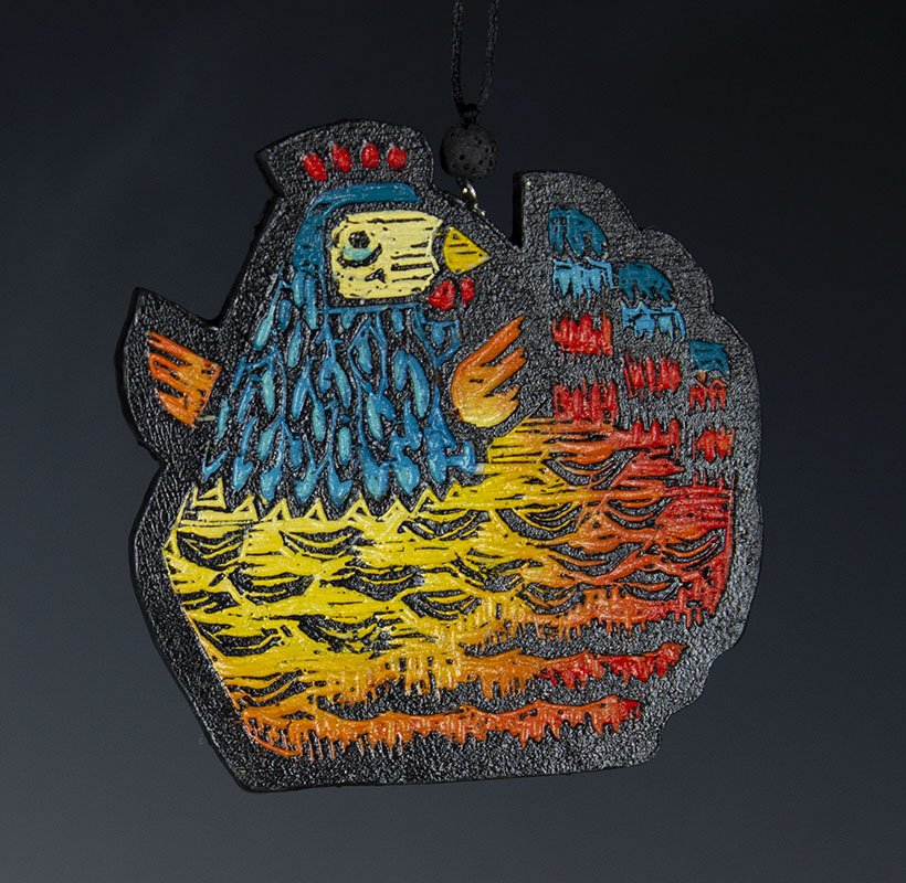 Little Red Hen ornament