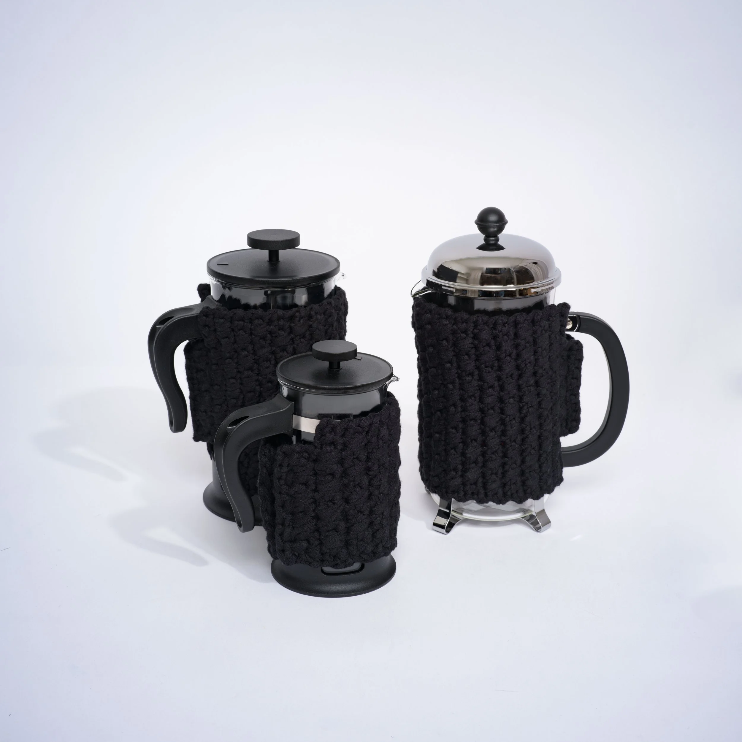 Hæklet omslag til stempelkande