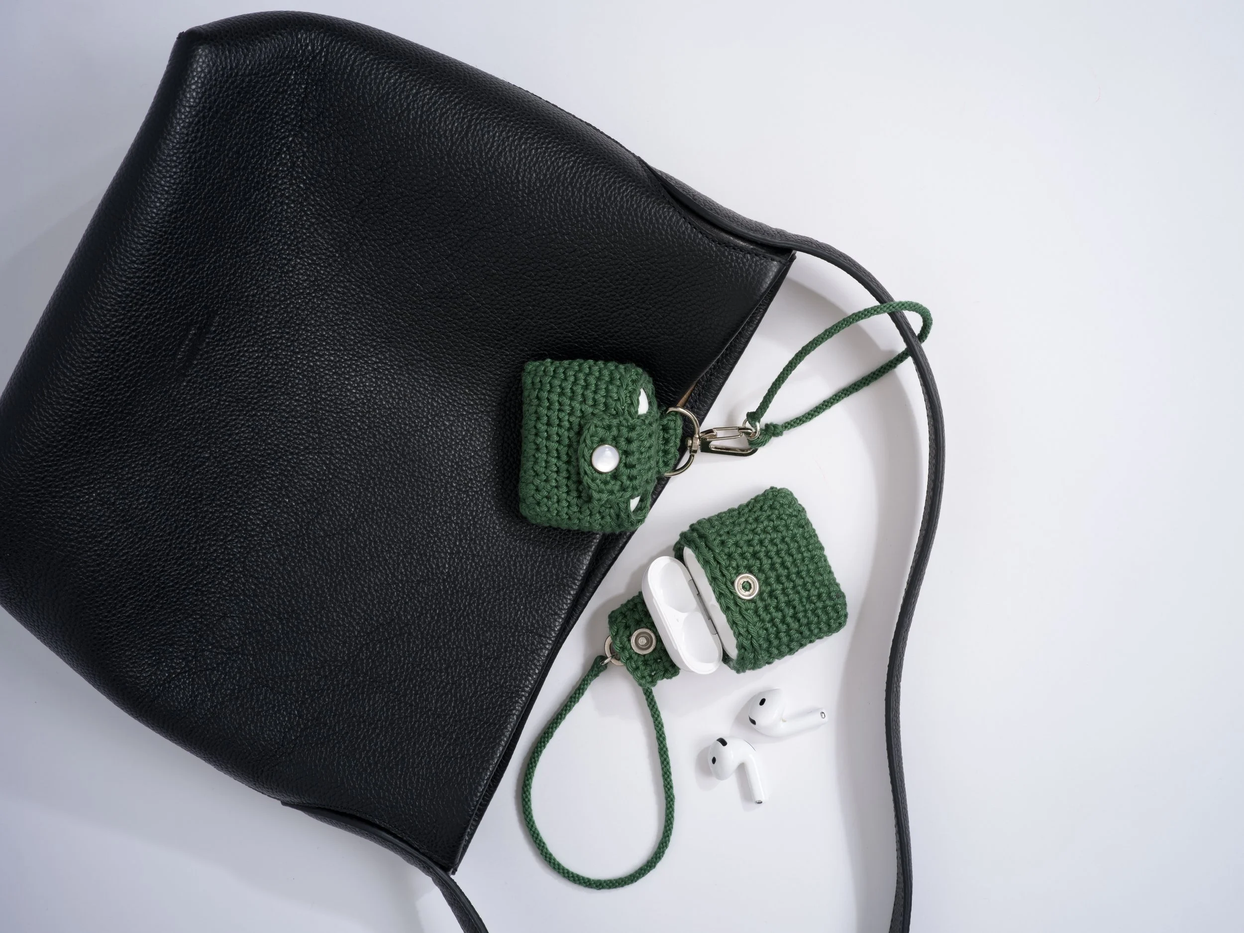 Hæklet AirPods holder