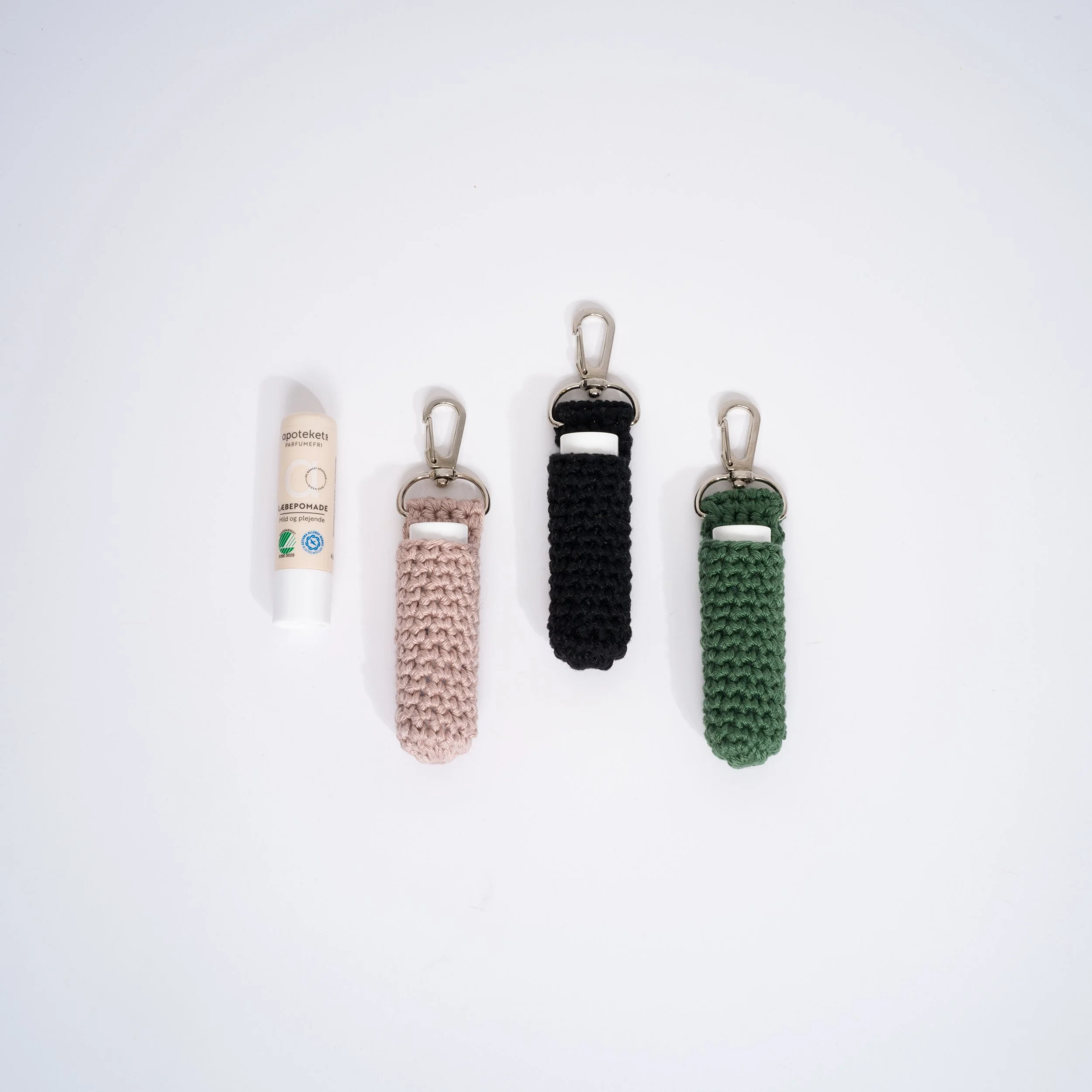 Hæklet Læbepomade holder