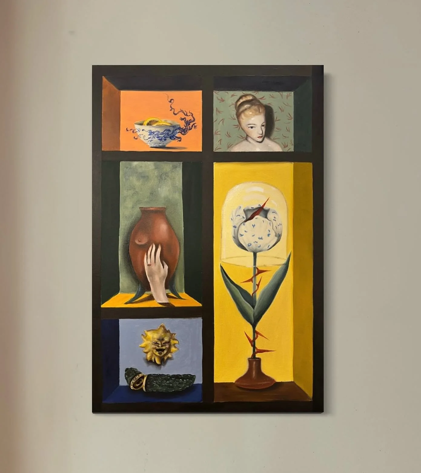 &ldquo;Porcelain Goods&rdquo; z cyklu Kabinet kuriozit 
60 x 40 cm

#art #interiordesign #abstractart #artgram #design #abstrractpainting #anticart #contemporaryart #contemporaryartist #acrylicpainting #oilpainting #mixedmedia #artpiece #artandinteri