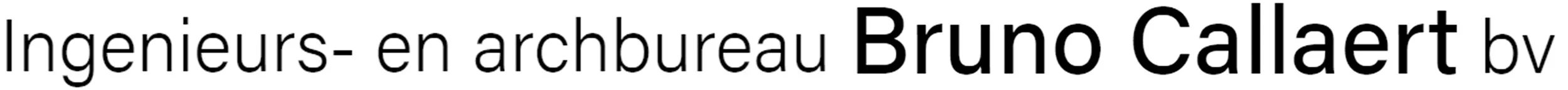INGENIEURS - EN ARCHITECTENBUREAU BRUNO CALLAERT