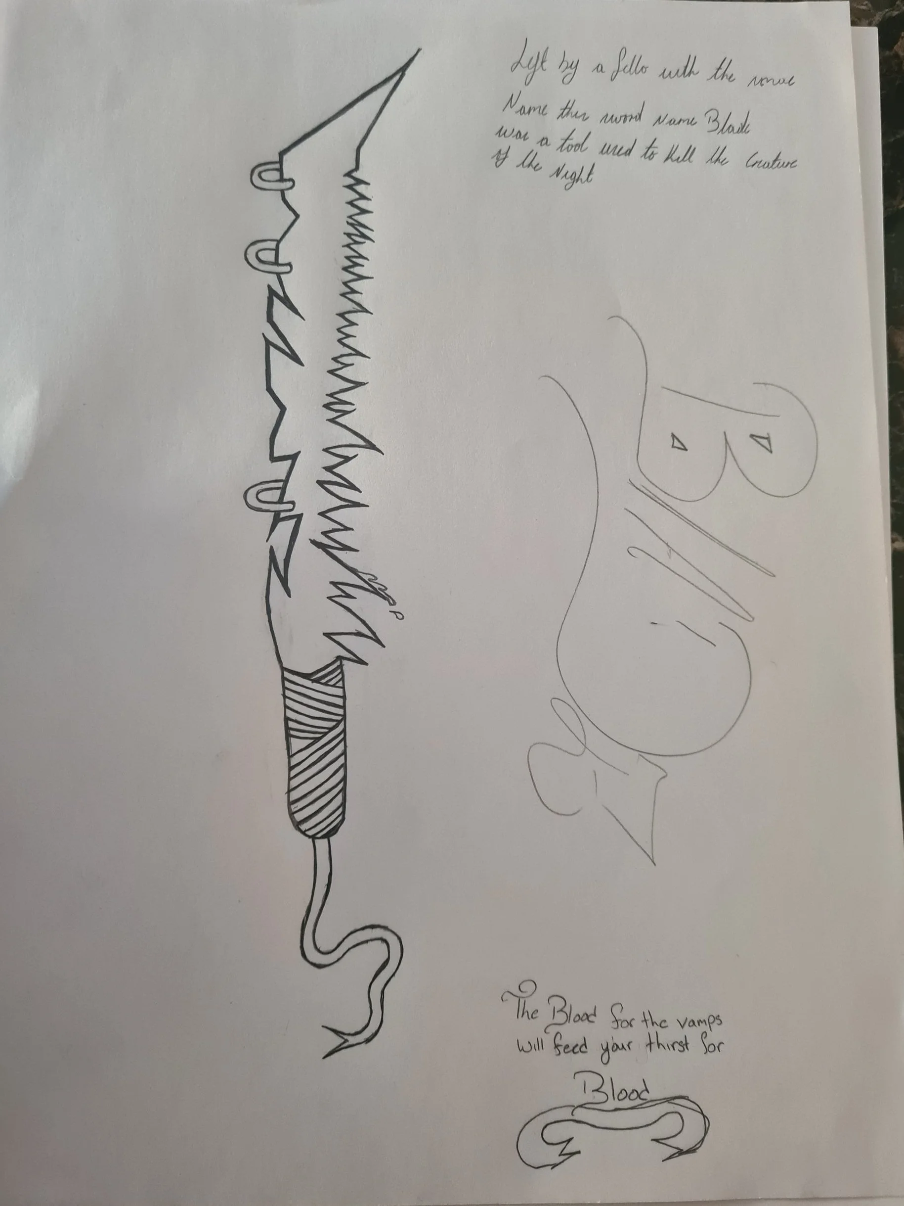 It is said that two men showed up out of thin air and became the founder of the templar faction that we know today as the Dark Order. One of those creatures called himself Blade claims to be a vampire Hunter and this was his weapon that he left behin