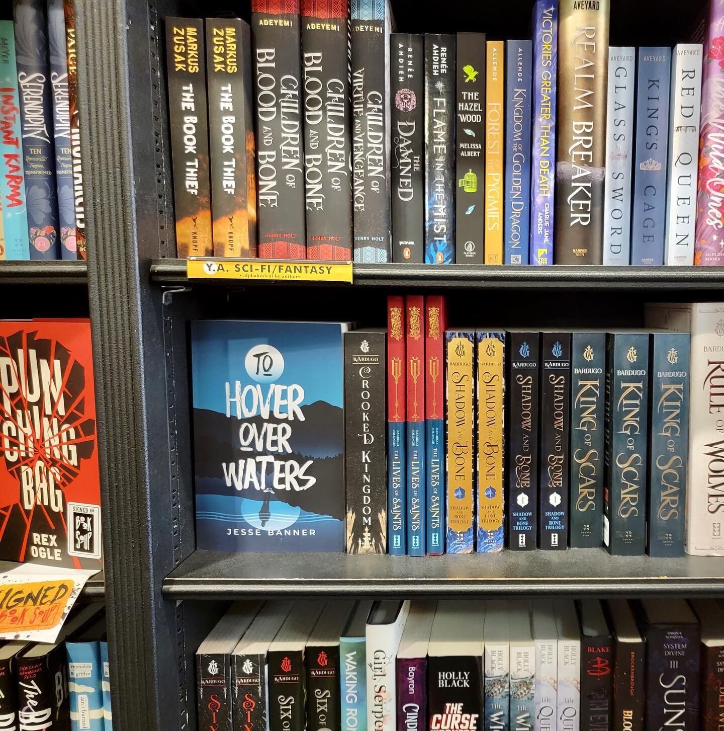 Excited to announce that To Hover Over Waters is available at @booksoup in West Hollywood