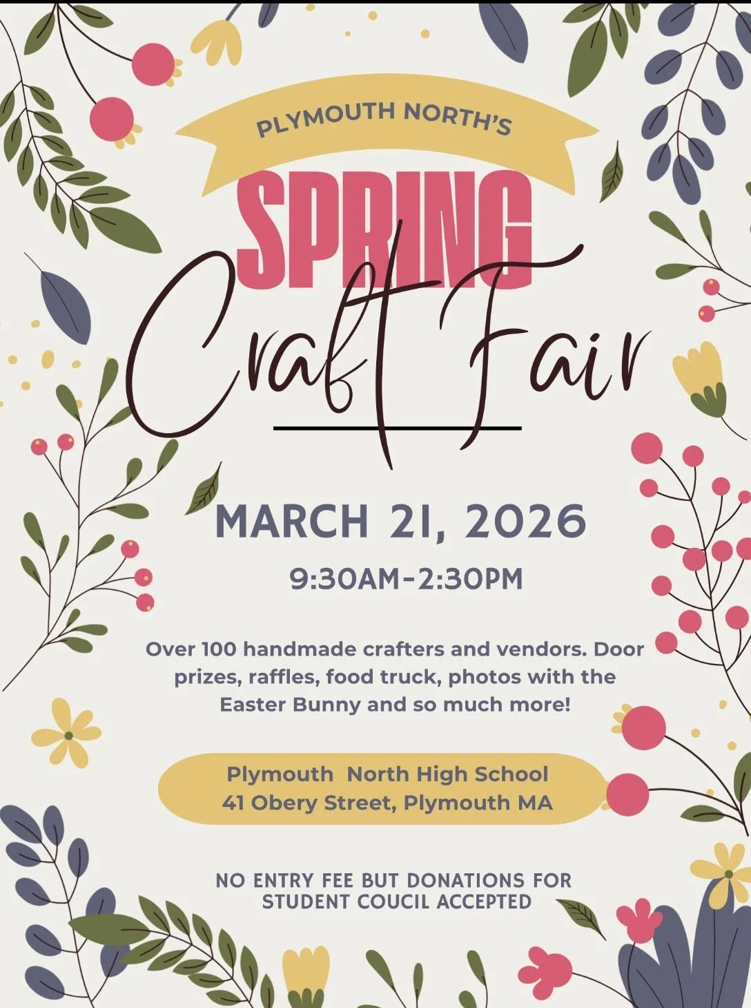 Plymouth North High School Spring Fair