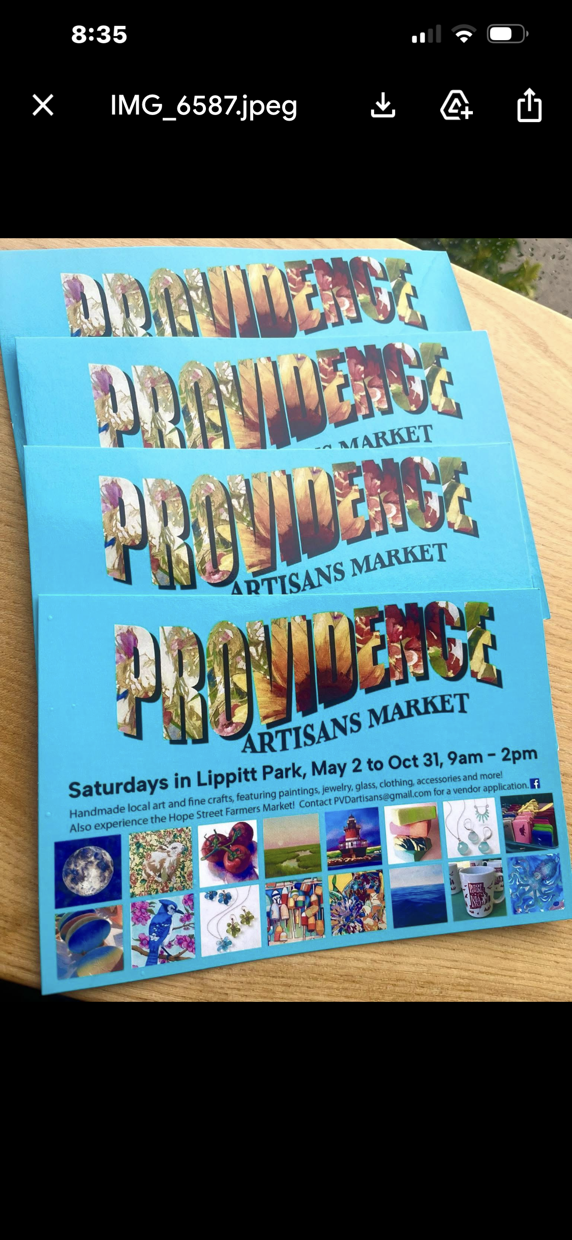 Providence Artisan Market open day