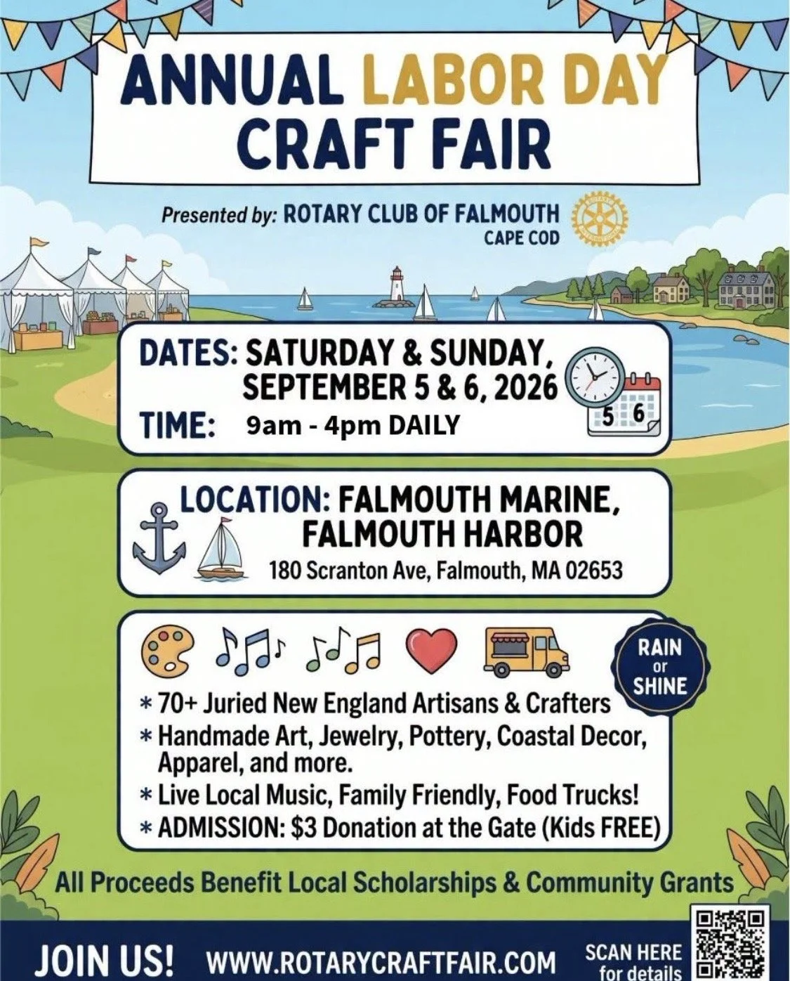 Falmouth Rotary Craft Fair
