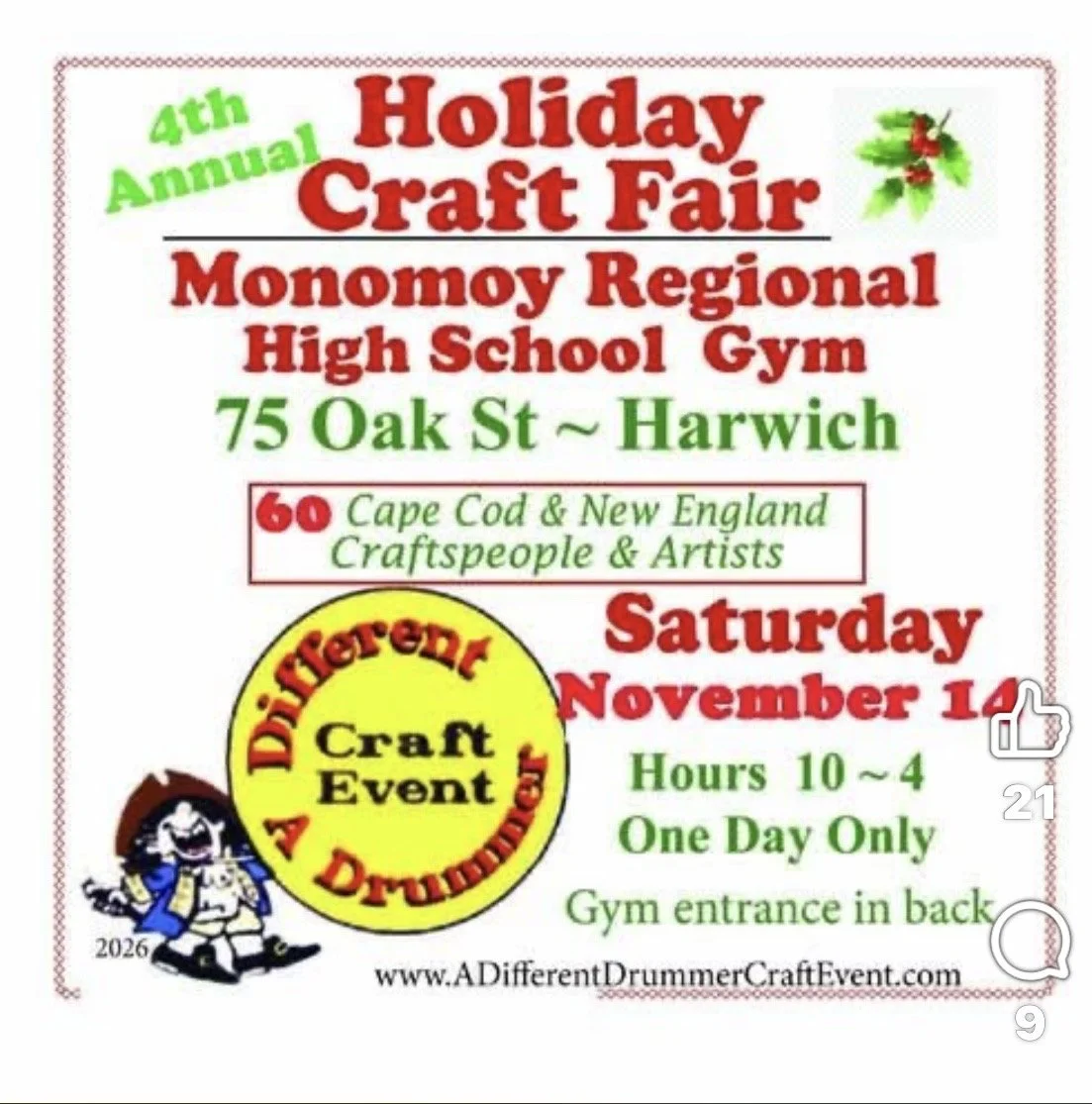 A Different Drummer 4th Holiday Craft Fair