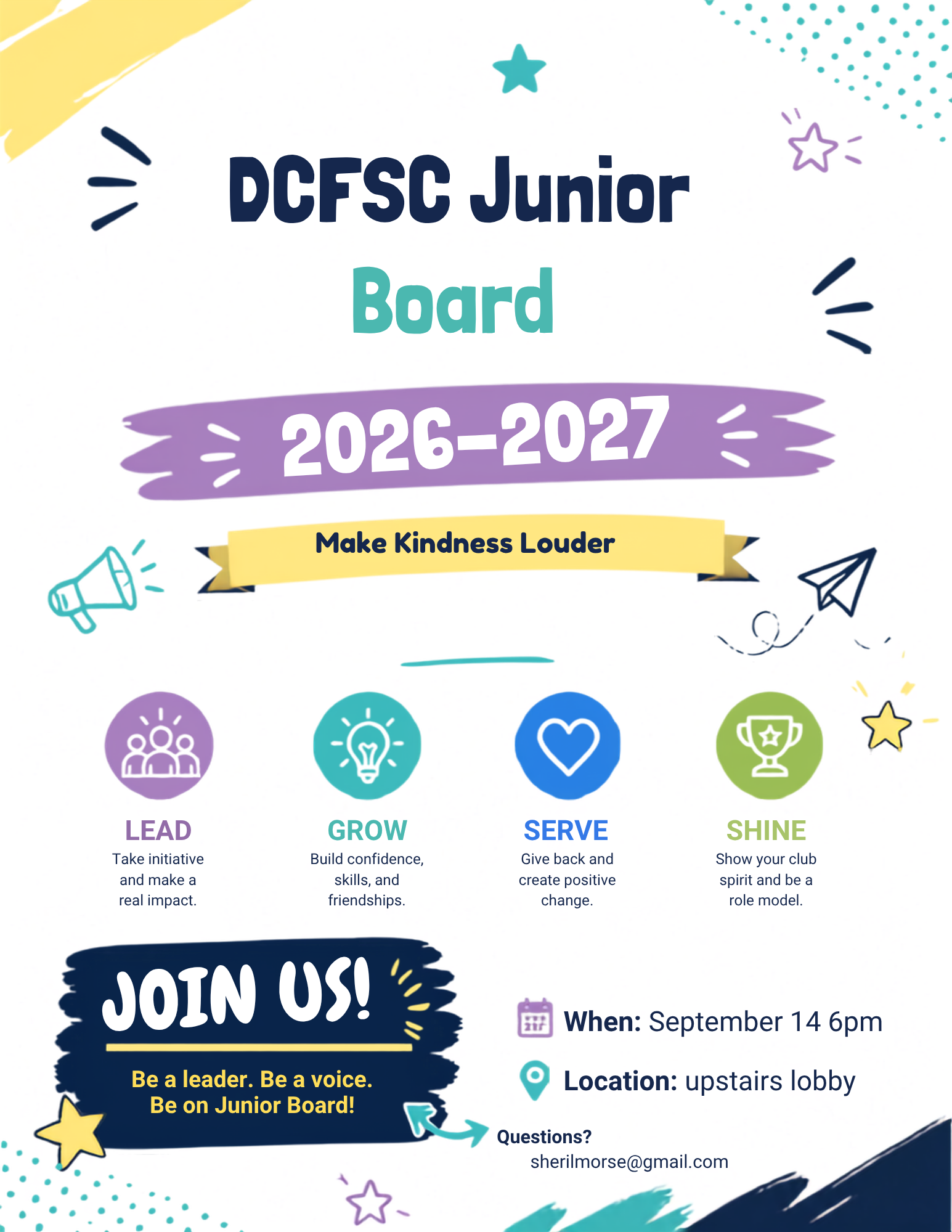 Jr Board: First Meeting