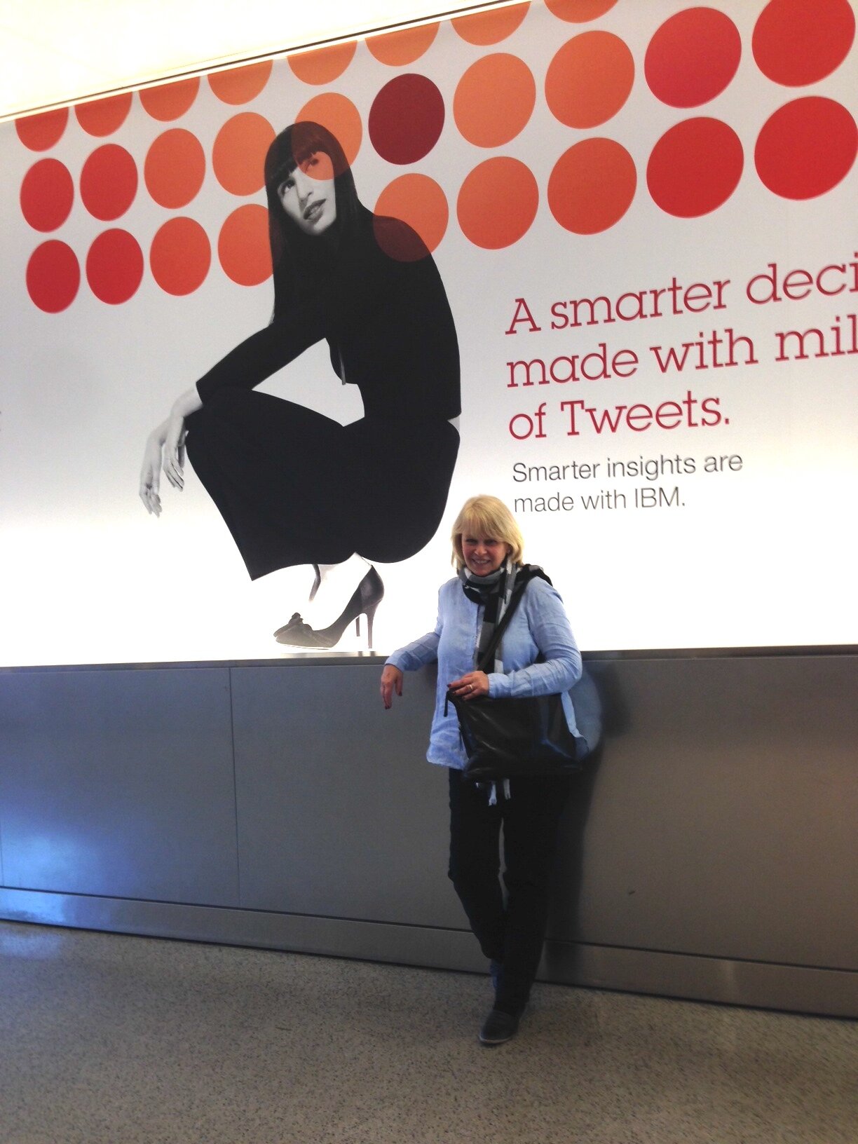 Nikka's IBM campaign at JFK!