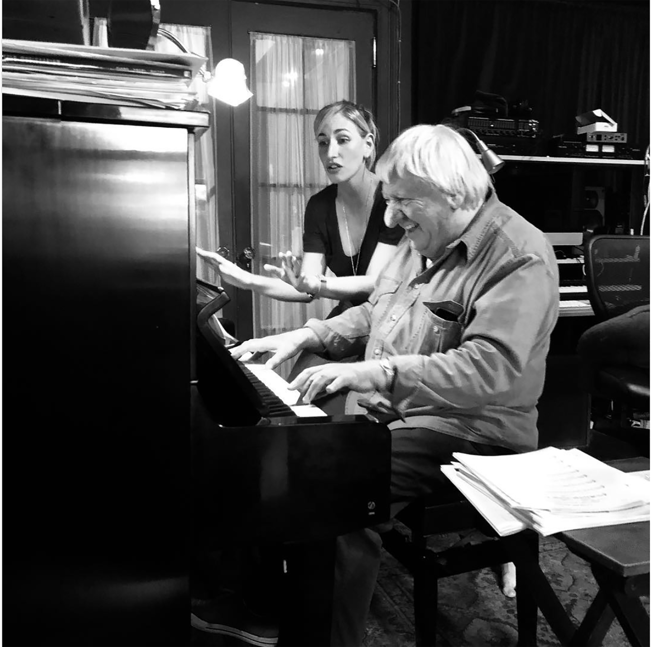 Ben and Nikka work out a tempo