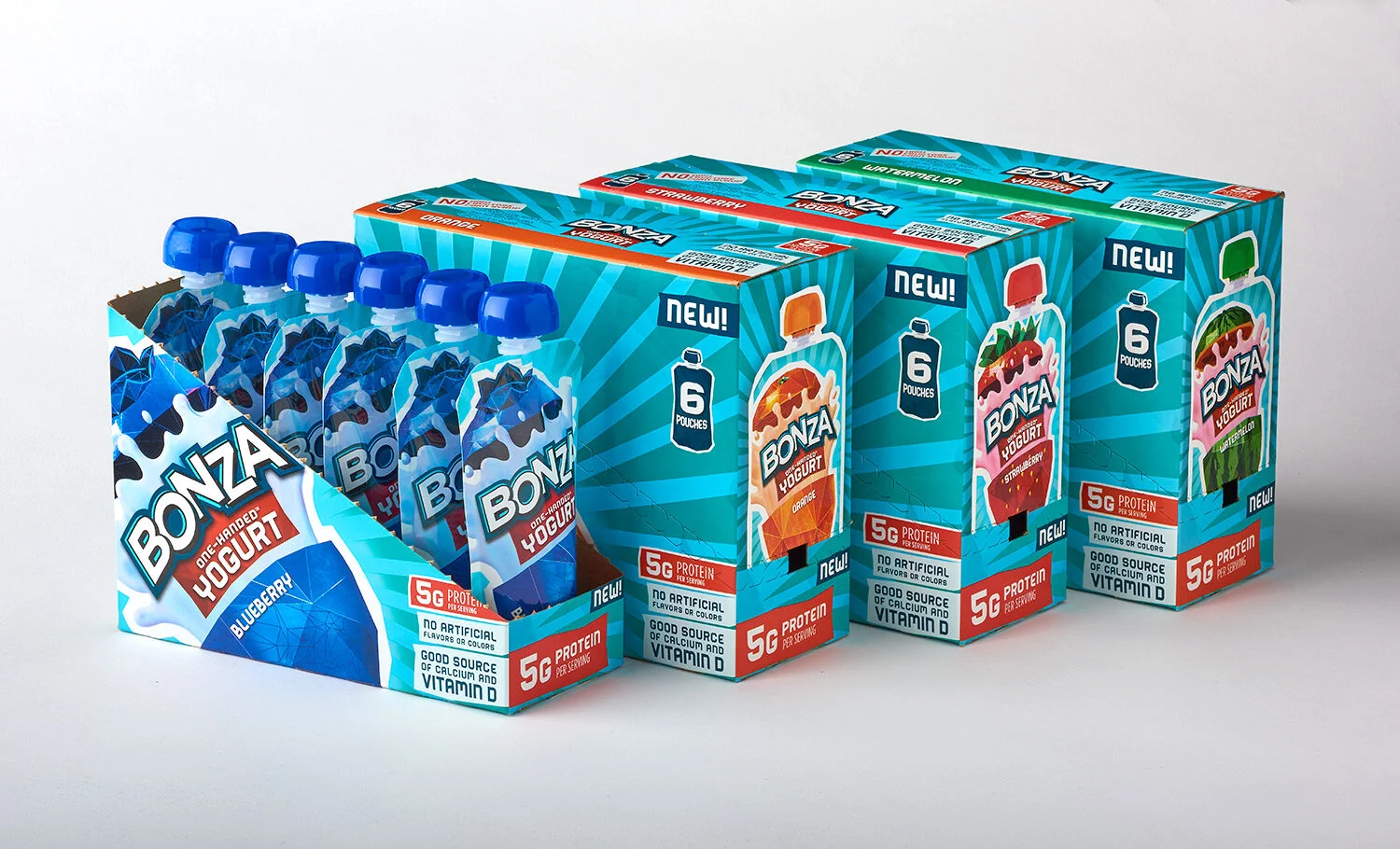 Pre-teen kids one-handed yogurt snack-final design multi-pack