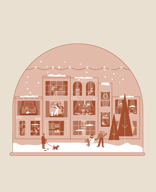 UChicago Holiday Communications | Creative Direction, Digital Strategy, Illustration
