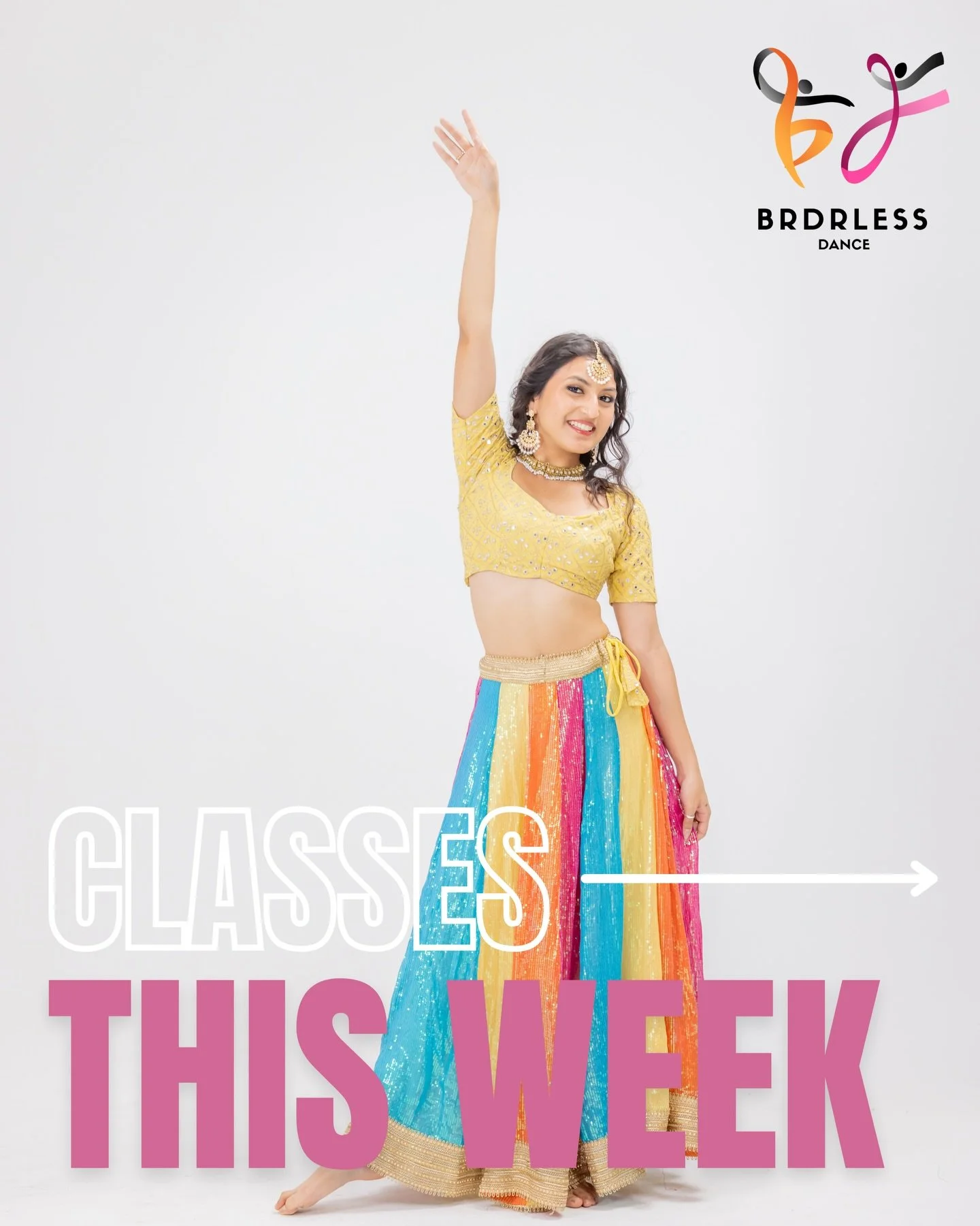 💃🏽CLASSES THIS WEEK (FEB 16-20)💃🏽

REGISTER ONLINE NOW @ BRDRLESSDANCE.COM (Link in bio)

📌Bhangra
📌Bachata
📌Bollywood

See you in the studio 🤩