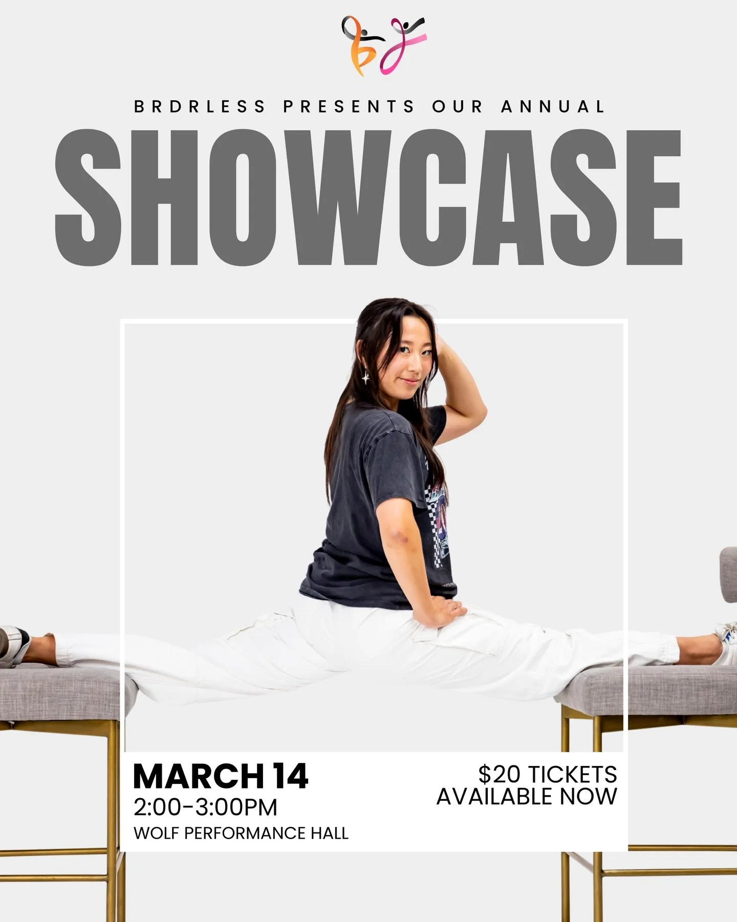 ✨BRDRLESS SHOWCASE SAT, MAR 14 @ 2:00PM ✨

TICKETS LIVE NOW!!

Join us at the Wolf Performance Hall in London ON for BRDRLESS Dance showcase! We are bringing incredible performances to the stage to give you a worldly experience of different cultures.