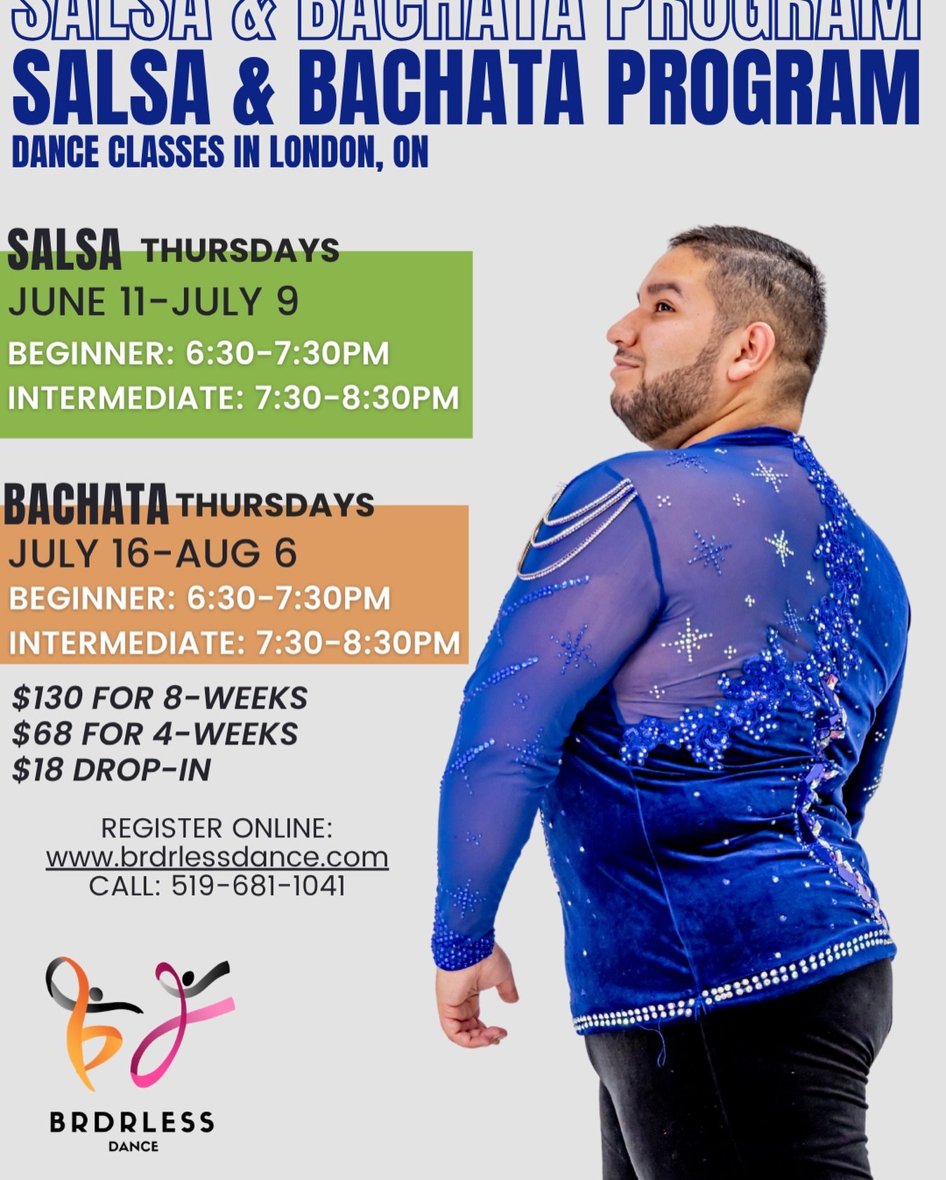 ⭐️SALSA &amp; BACHATA PROGRAM IS BACK⭐️

Join our most popular 8-week program staring Thurs, June 11!

📌Beginner: Thursdays @ 6:30pm
📌Intermediate: Thursdays @ 7:30pm

Price: $130+tax for 8-week course

We can&rsquo;t wait to start dancing with you