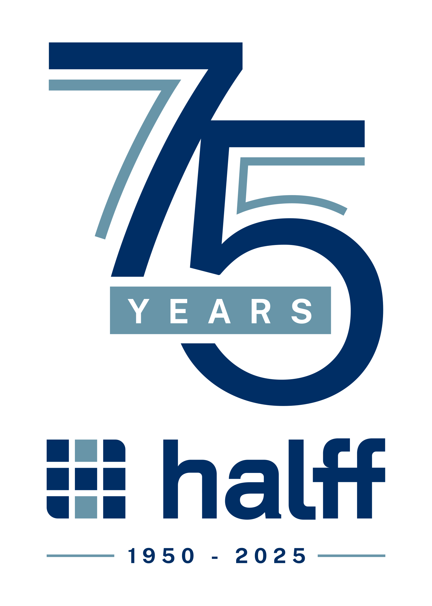 Halff 75 Anni Logo Vrt.png