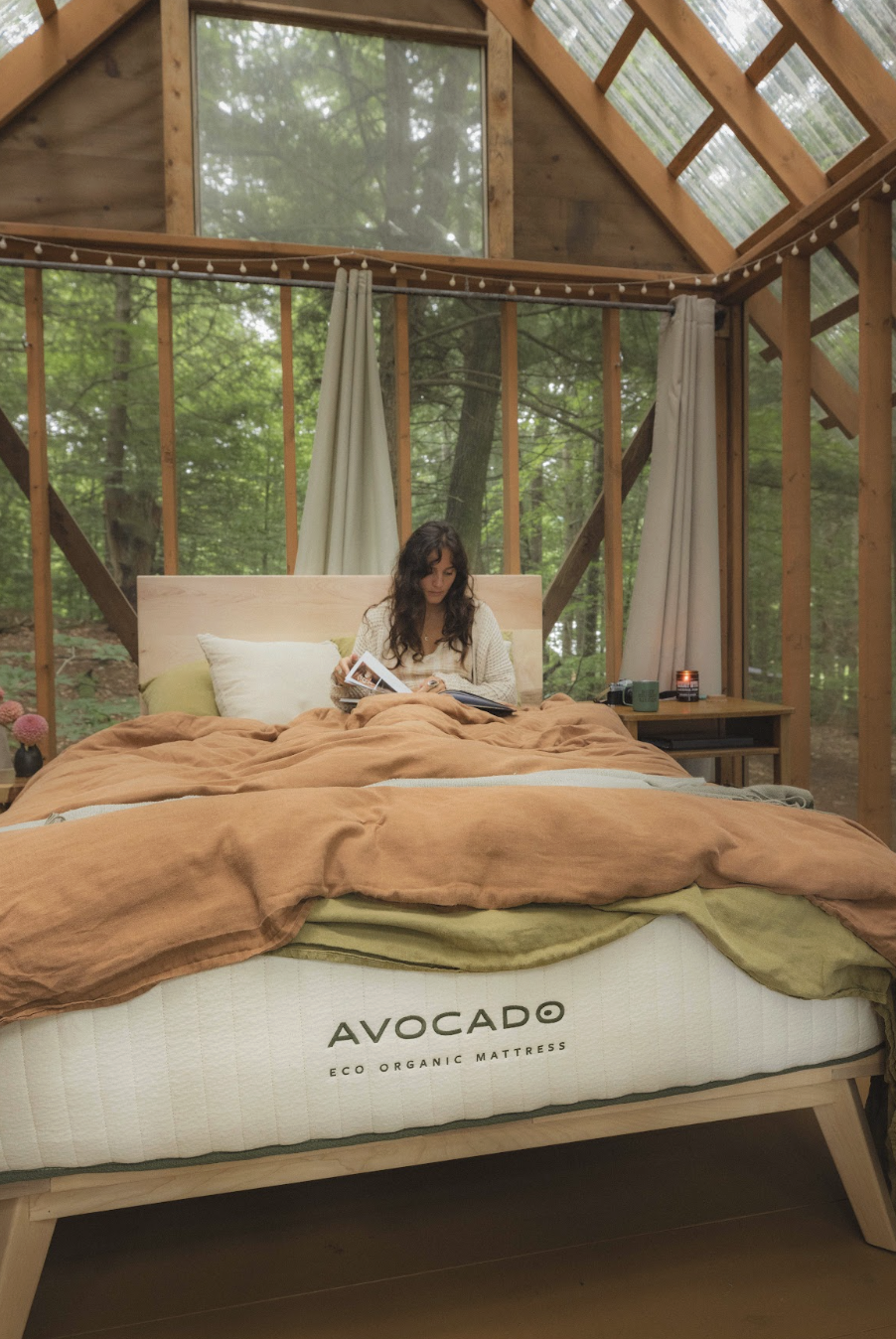 Avocado organic mattress at Tanglebloom